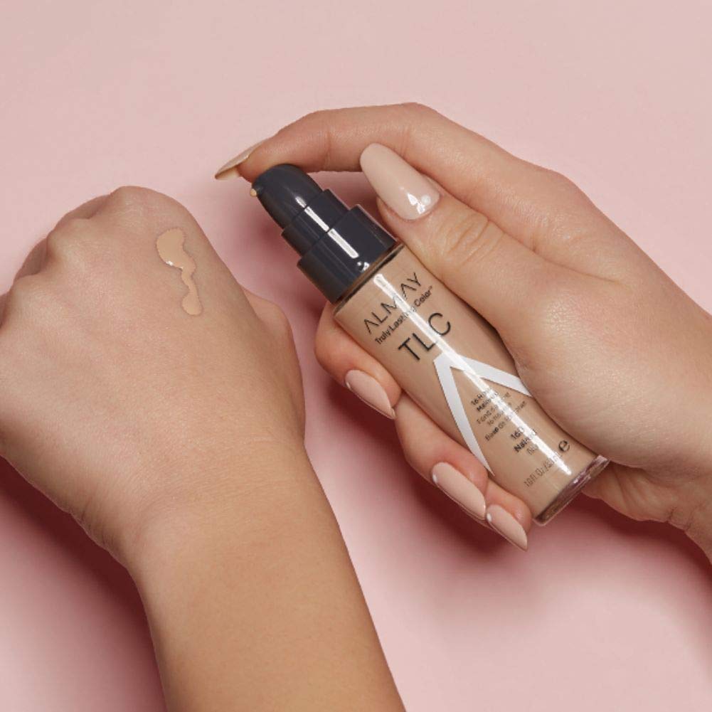 Almay Liquid Foundation, Truly Lasting Color, Long Wearing Natural Finish, Vitamin E and Lemon Extract, Hypoallergenic, Cruelty-Free, Dermatologist Tested, 220 Neutral, 1 fl oz - Image 6