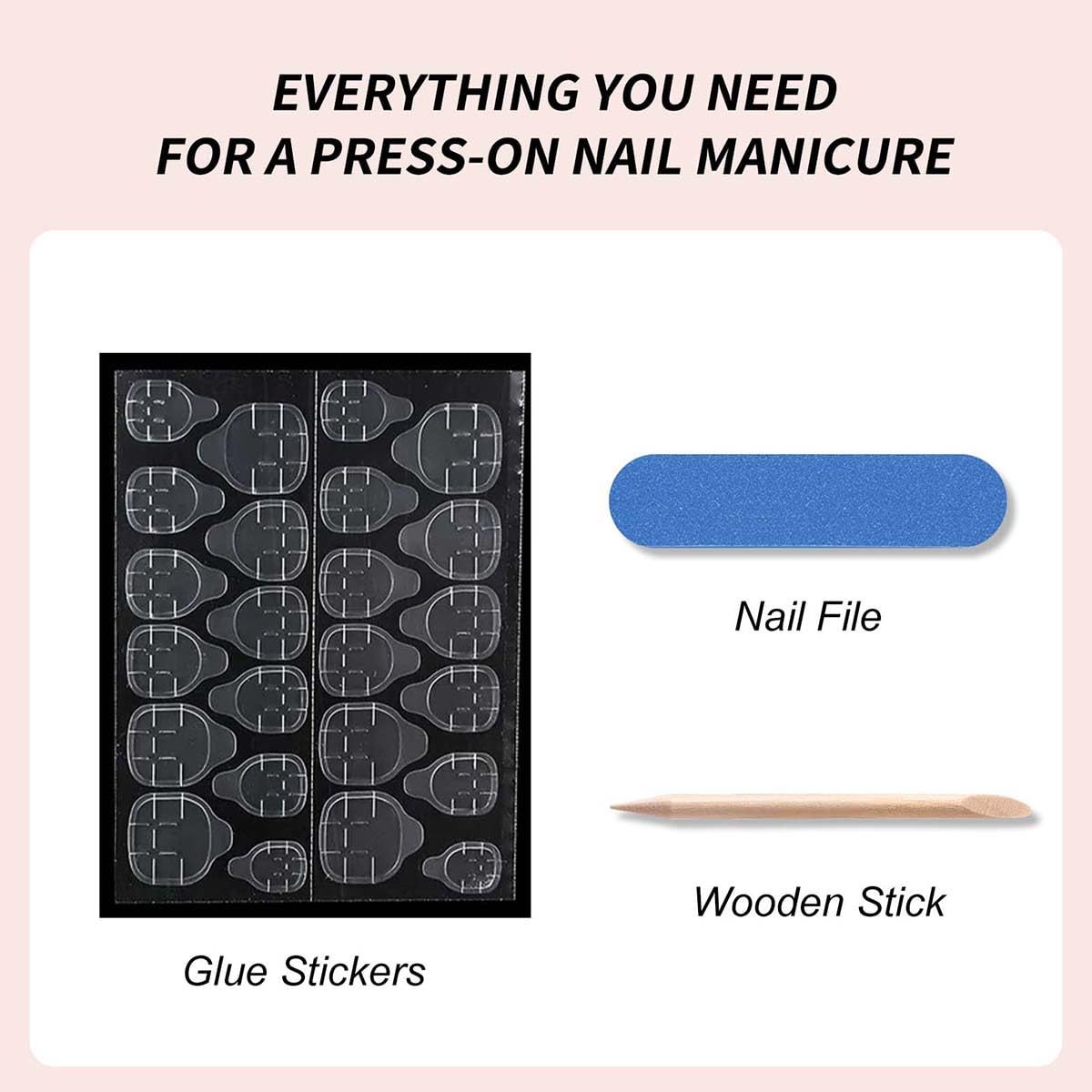 Almond Press on Nails White French Tip Fake Nails Gold Nails Press ons with Designs Acrylic False Nails Full Cover Glossy Glue on Nails Artificial Stick on Nails for Women Girls Manicure 24Pcs - Image 6