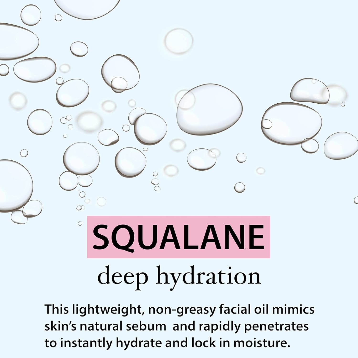 Amara Beauty Squalane Oil Moisturizer with 100% Pure Plant Derived Squalane for Face, Body, Skin and Hair - Face Oil 2 fl. oz. - Image 3