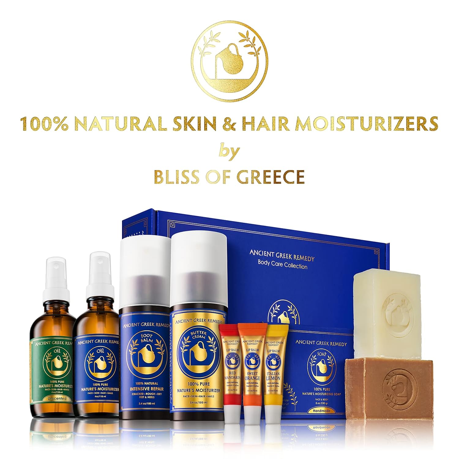 Ancient Greek Remedy - Hydrating Face Oil for Women - Anti-Aging Serum with Organic Jojoba, Rosehip, Sweet Almond, Olive, and Vitamin E - Fast Absorbing Body Oil for Dry Skin - Fragrance Free, 4 fl oz - Image 6