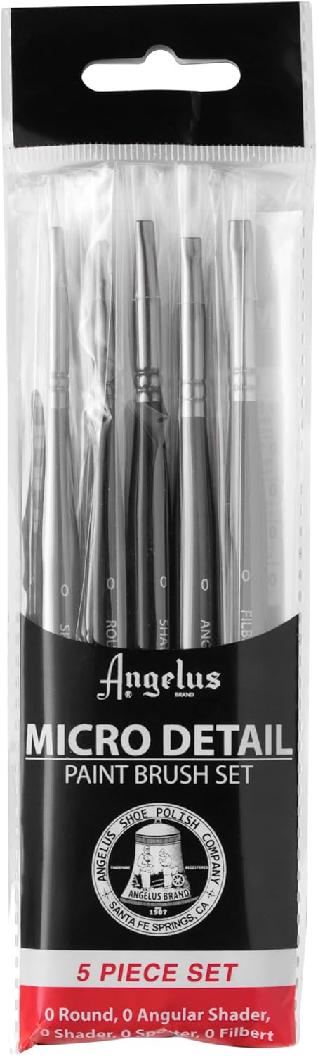Angelus Micro Detail Paint Brush Set of 5 - Image 4