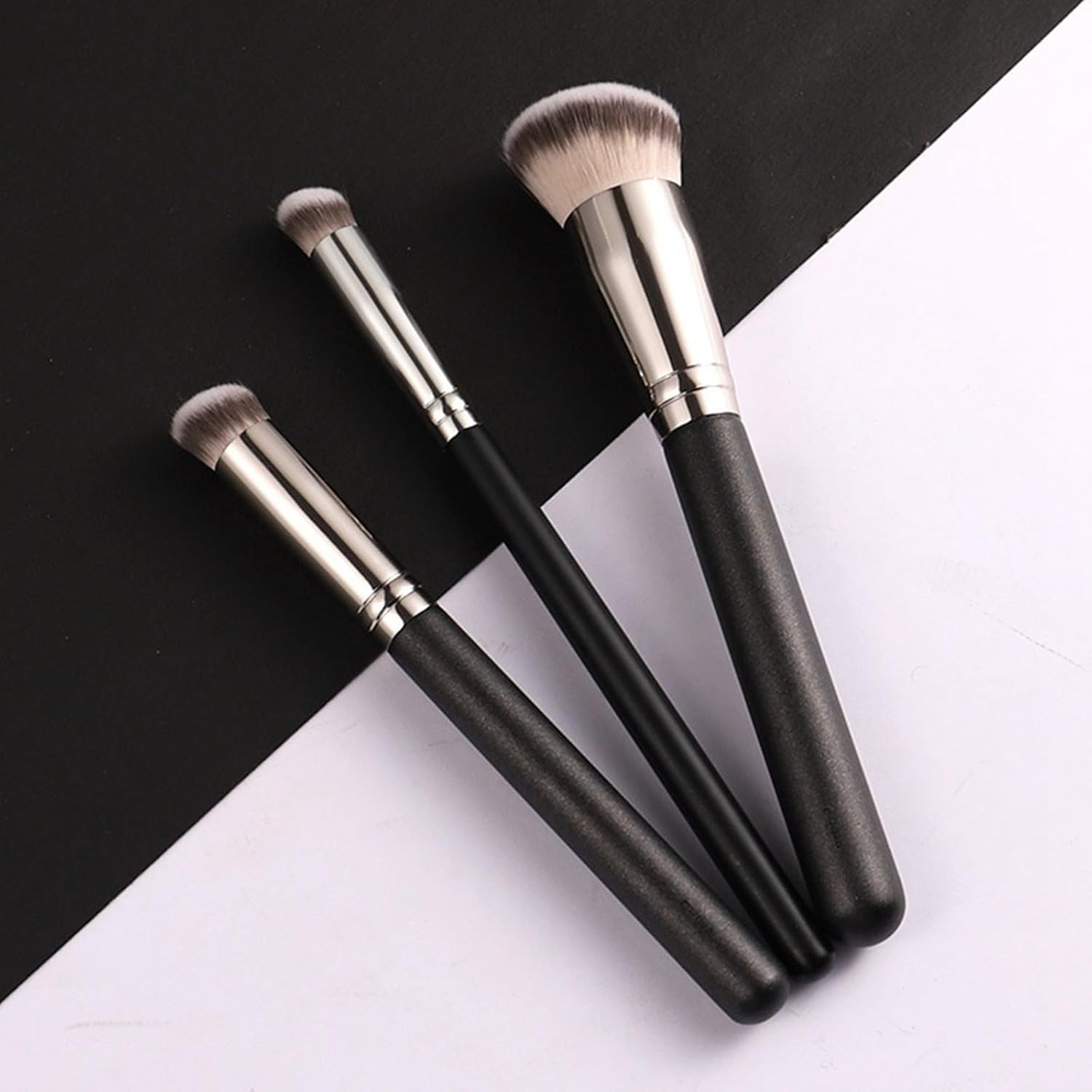 Angie Hot & Flashy A506 Concealer Brush, 101 Foundation Brush, Beauty Foundation Contour Conceal Makeup Brush Set (6PCS) - Image 8