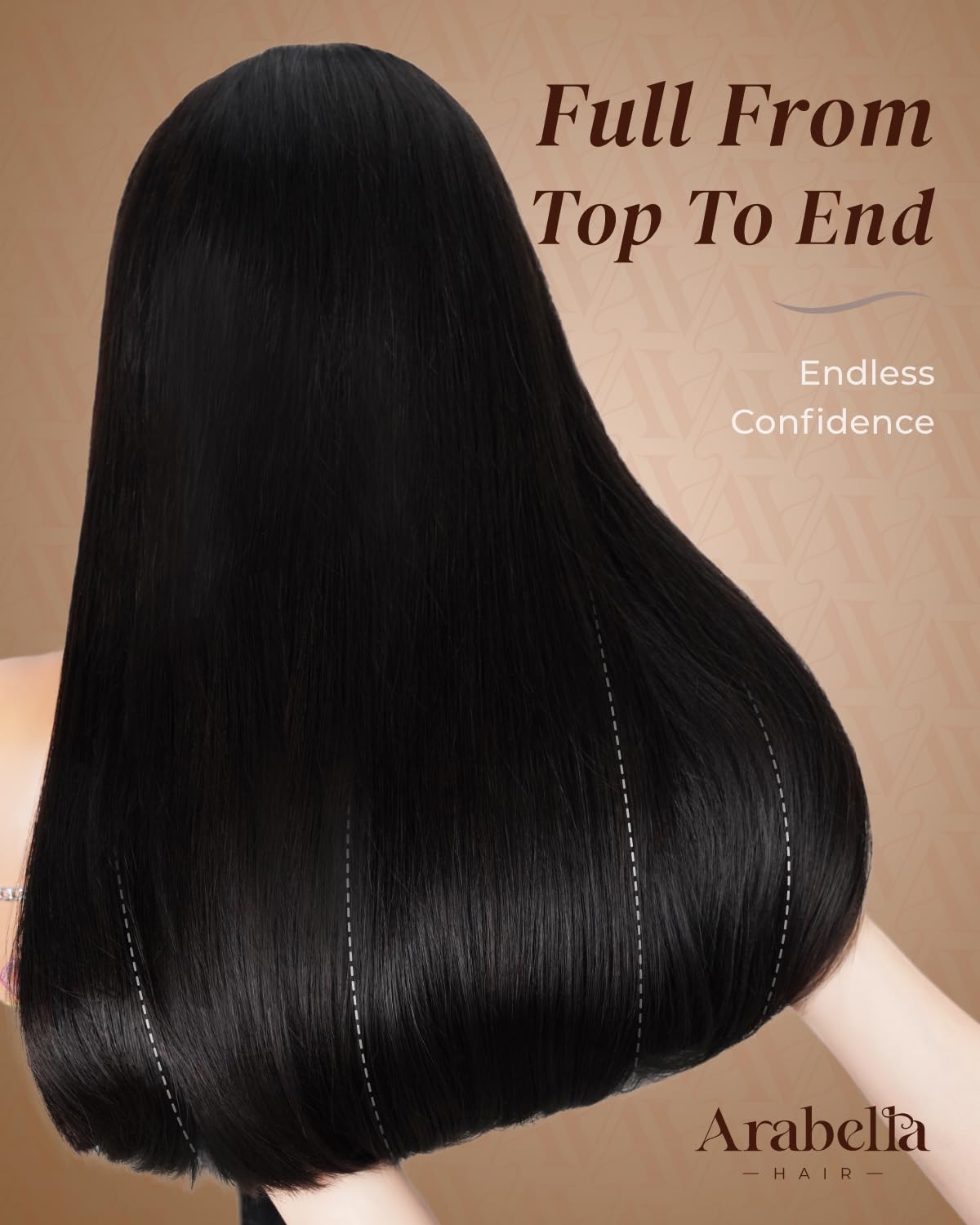 Arabella Hair 5x6 Glueless Wigs Human Hair Pre Plucked Pre Cut 230% Density Glueless Wigs 100% Human Hair 12a Pre Plucked Bleached Knots Straight Wig Human hair (16inch, 5X6 Straight Wig) - Image 3
