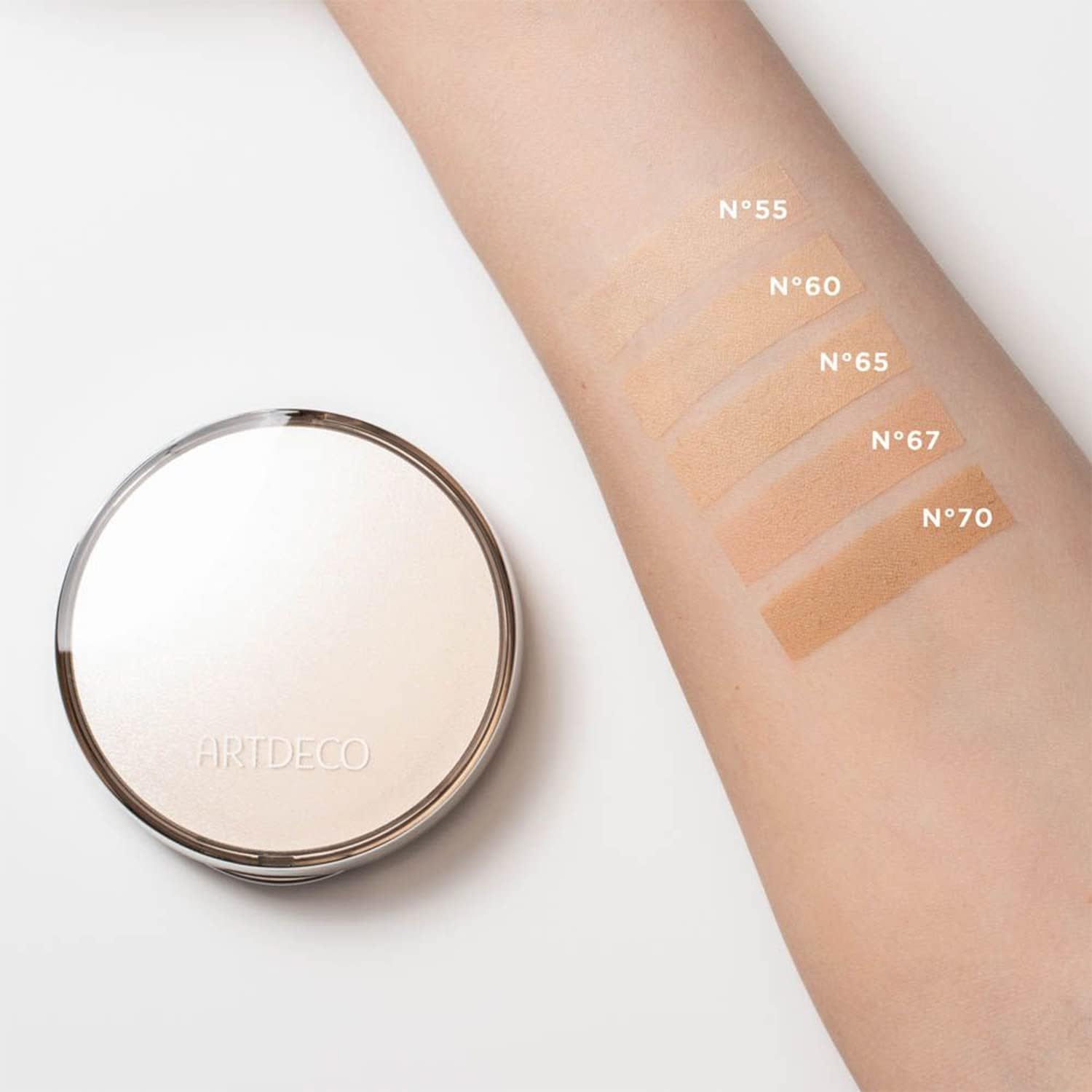 ARTDECO Hydra Mineral Compact Foundation Refill - medium beige N°65 - refillable system for Hydra Mineral Compact Foundation - good coverage without mask-like effect - makeup - powder - 0.35 Oz - Image 7