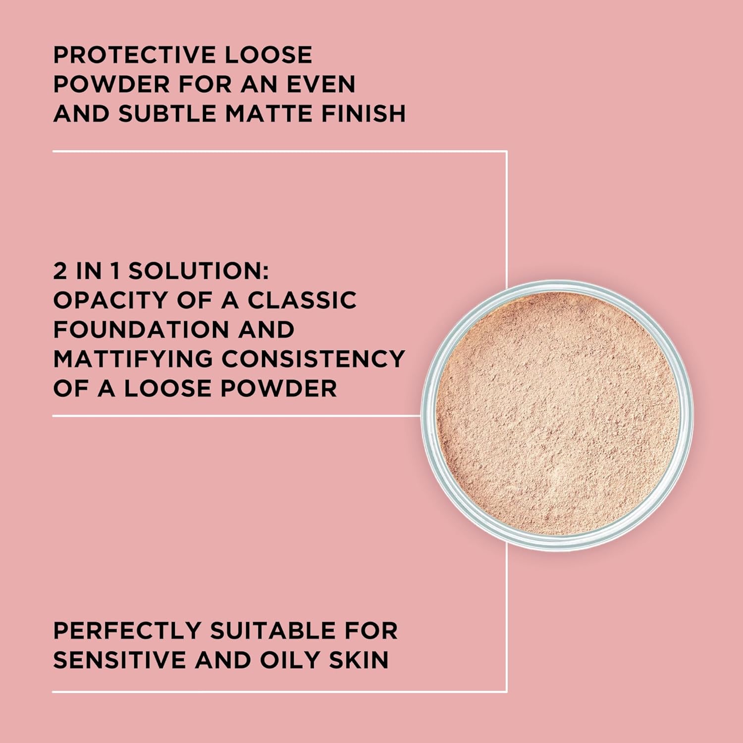ARTDECO Mineral Powder Foundation - soft ivory – loose setting powder for a smooth & matte finish - medium coverage - perfect for sensitive & oily skin - makeup with zinc & magnesium - vegan - 0.53 Oz - Image 2
