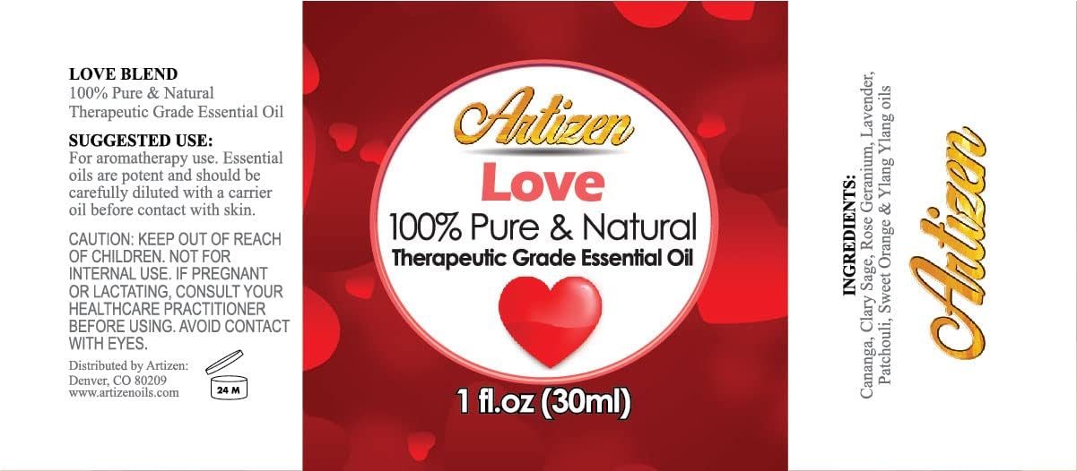 Artizen Love Blend Essential Oil Therapeutic Grade - Huge 1oz Bottle for Aromatherapy, Relaxation, Skin Therapy & More - Pure Love Scent - (100% Pure & Natural - Undiluted) - Image 7