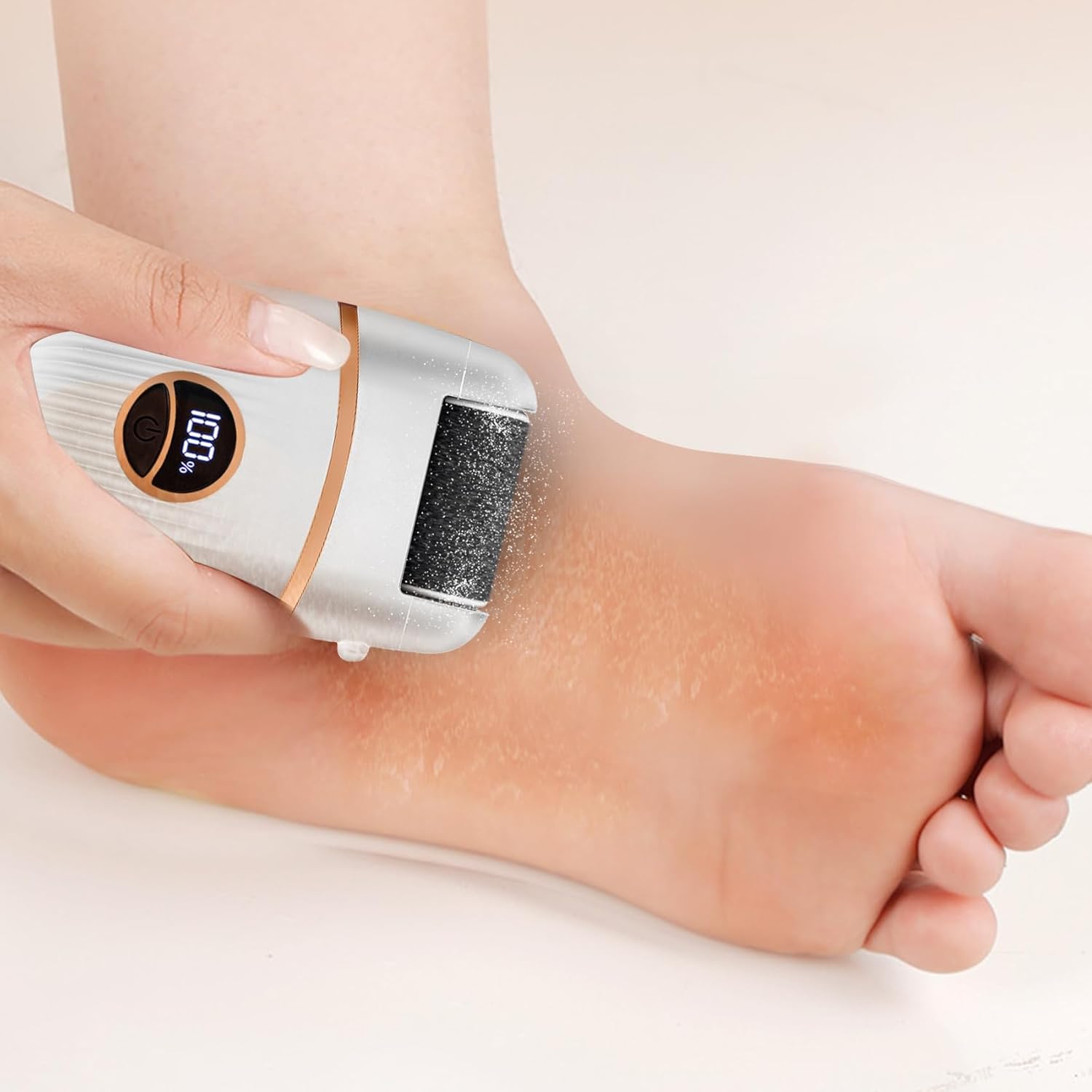 Automatic Callus Remover for Feet, Rechargeable Pedicure Tools for Feet, Electric Foot Callus Remover with 3 Roller Heads 2 Speed, Waterproof Foot File Perfect for Dead Hard Cracked Dry Skin - Image 6