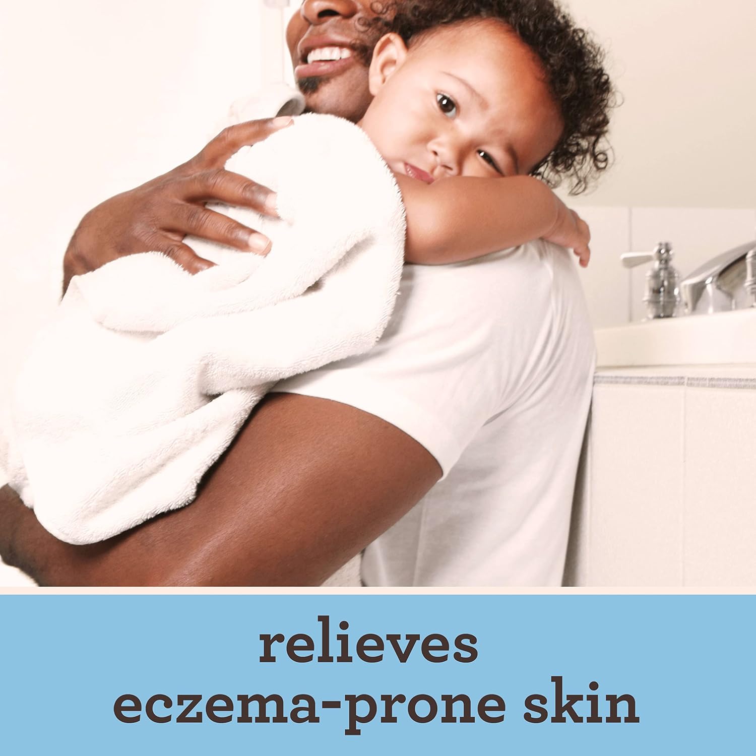 Aveeno Baby Eczema Therapy Nighttime Moisturizing Body Balm, Soothes & Relieves Dry, Itchy Skin from Eczema, HSA/FSA Eligible, Hypoallergenic, Fragrance- & Steroid-Free, 11 oz - Image 5