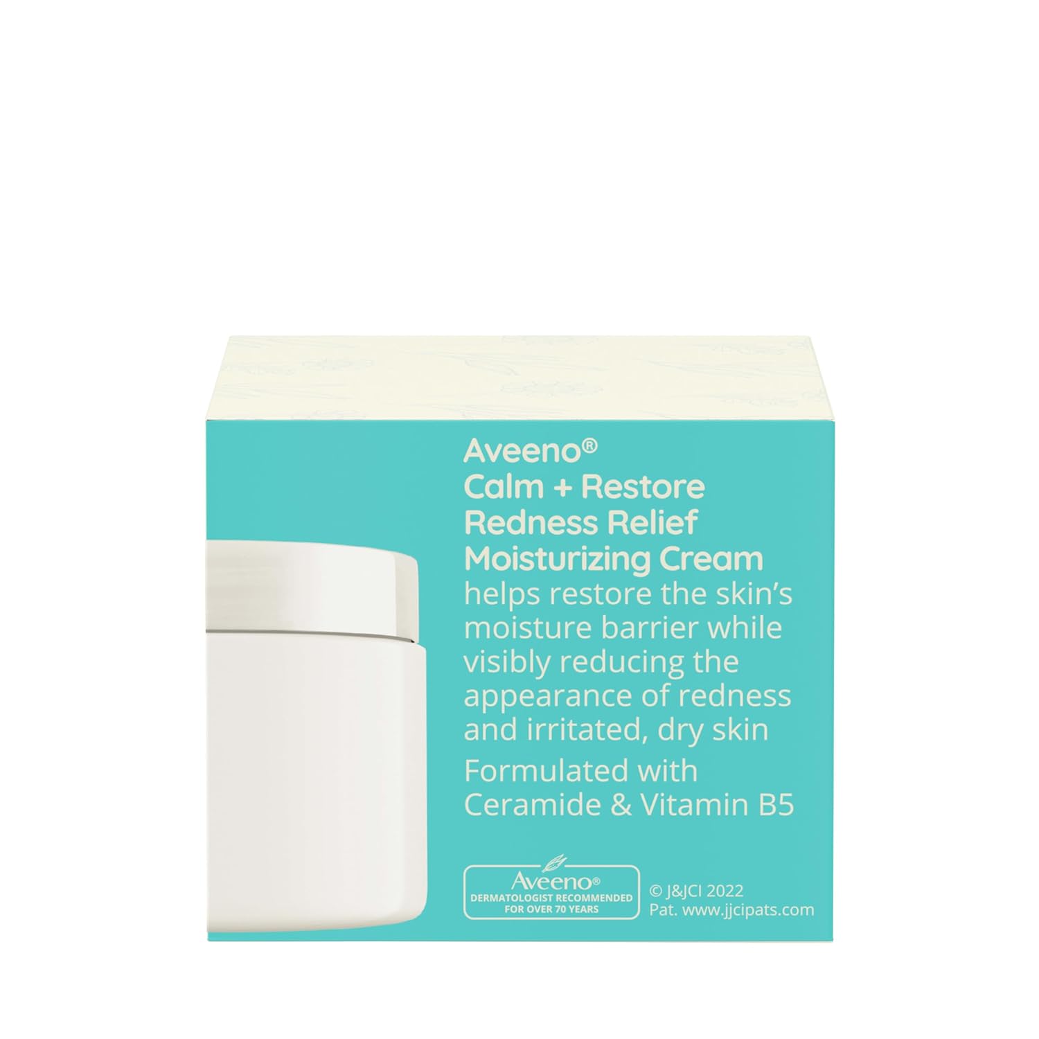 Aveeno Calm + Restore Facial Cream for Redness Relief, Soothing Face Moisturizer for Sensitive Skin, Hypoallergenic Formula, Fragrance-Free, 1.7 OZ - Image 8