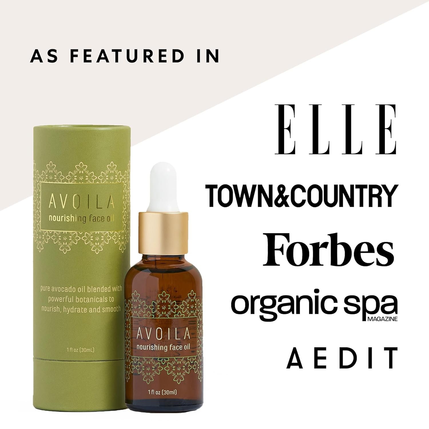 AVOILA Organic Face Oil Moisturizer for Dry, Aging, Sensitive, Acne Prone Skin l Restoring, Balancing l Vegan l Rosehip Oil + Sea Buckthorn Oil + Vitamin E + Grapeseed Oil + Avocado Oil l Gua Sha - Image 5