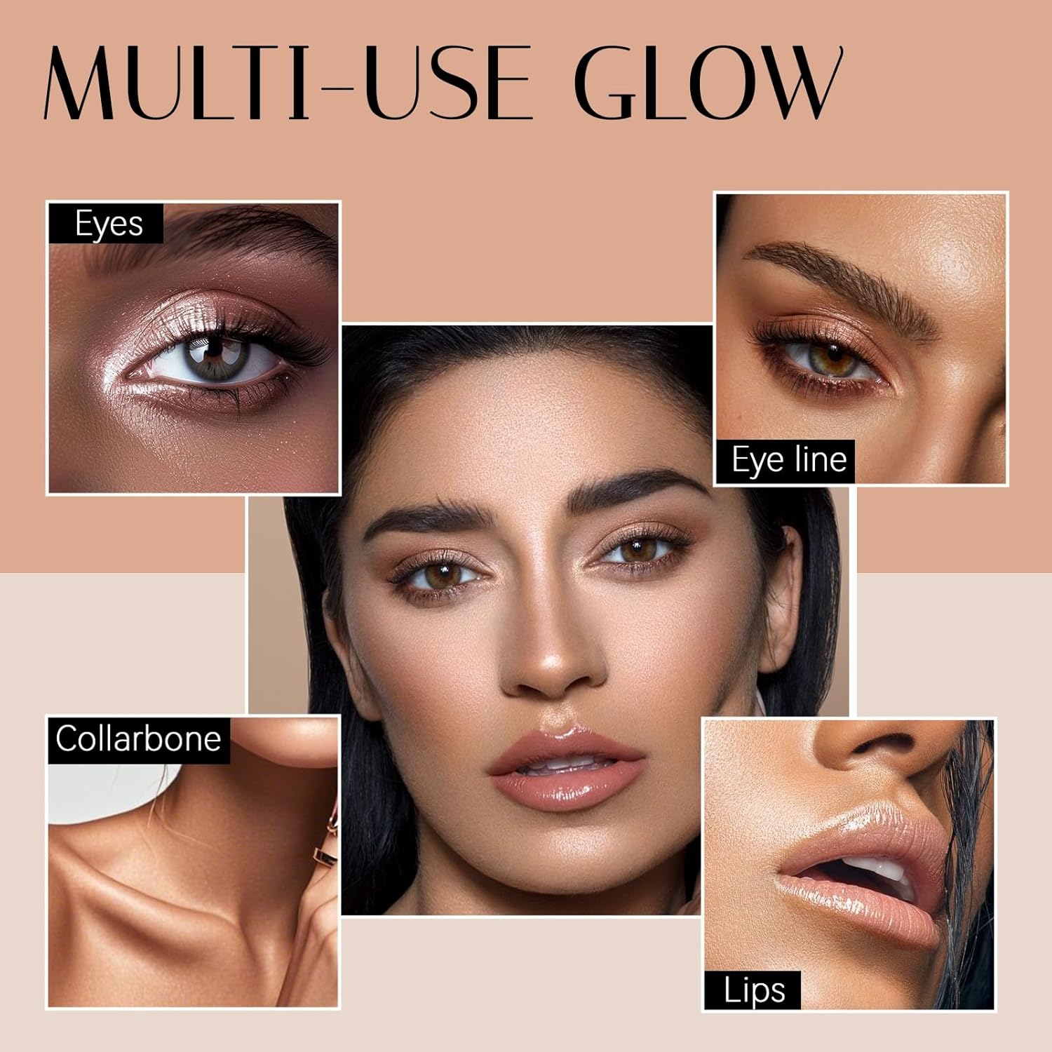 awrose Cream Single Eyeshadow Stick, Glitter Shimmer Eye Shadow, Waterproof Long-Wearing Brilliant Eye Brightener with Sharpener, Makeup Sparkle Eye Shadow Pen Suits Everyone at Any Age - Image 5