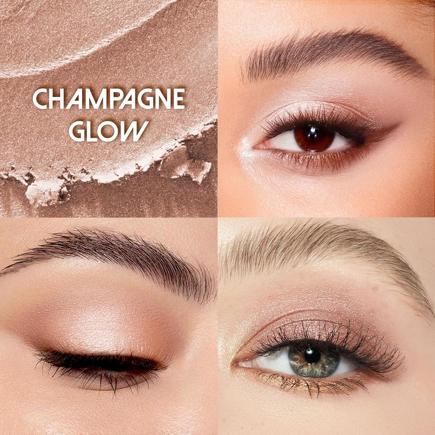 awrose Cream Single Eyeshadow Stick, Glitter Shimmer Eye Shadow, Waterproof Long-Wearing Brilliant Eye Brightener with Sharpener, Makeup Sparkle Eye Shadow Pen Suits Everyone at Any Age - Image 3