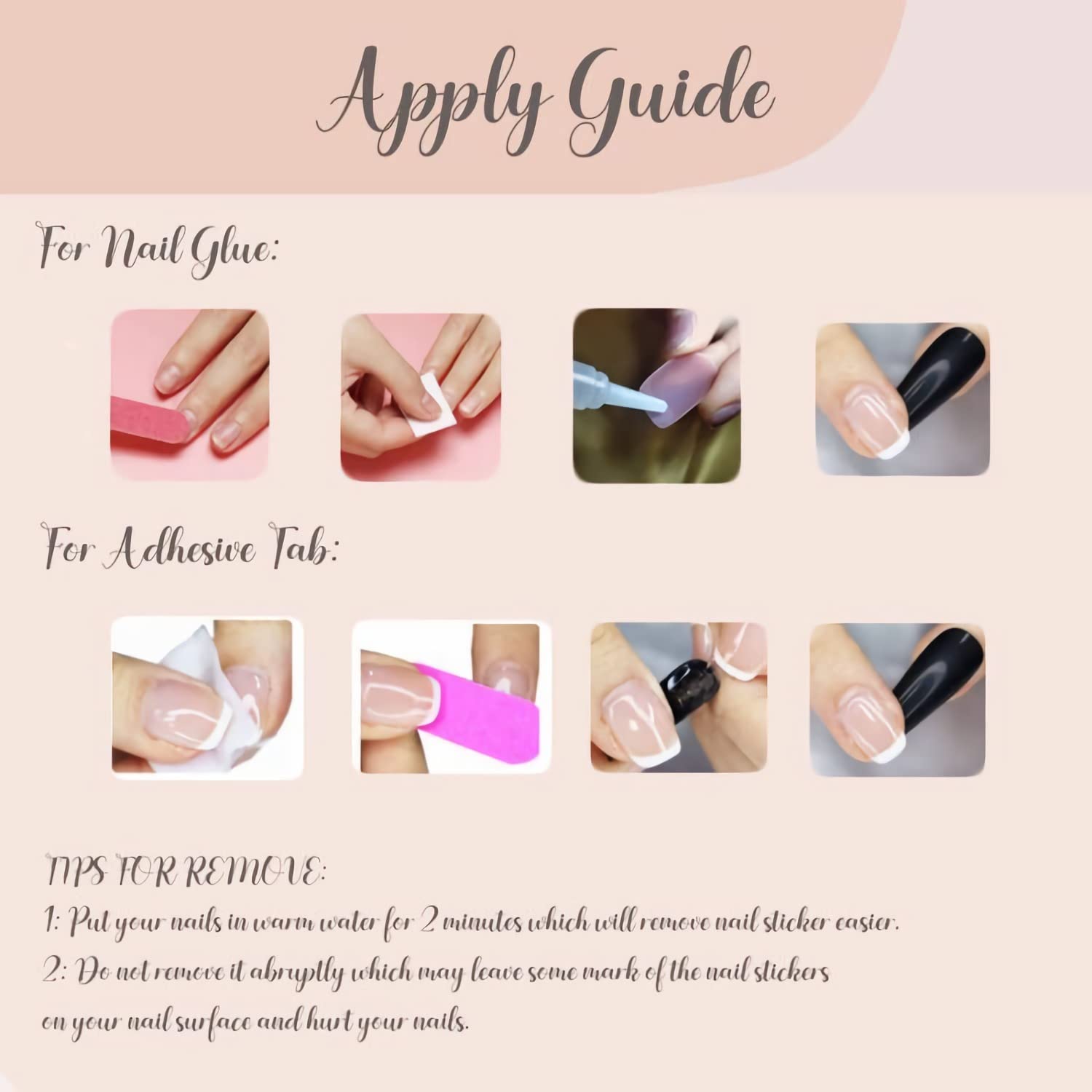 BABALAL Nails Press on Long Square Fake Nails Gold Glue on Nails 3D Texture Chrome Acrylic Nails Y2k Star Stick on Nails 24Pcs Manicure False Nails Handmade Artificial Nails - Image 3