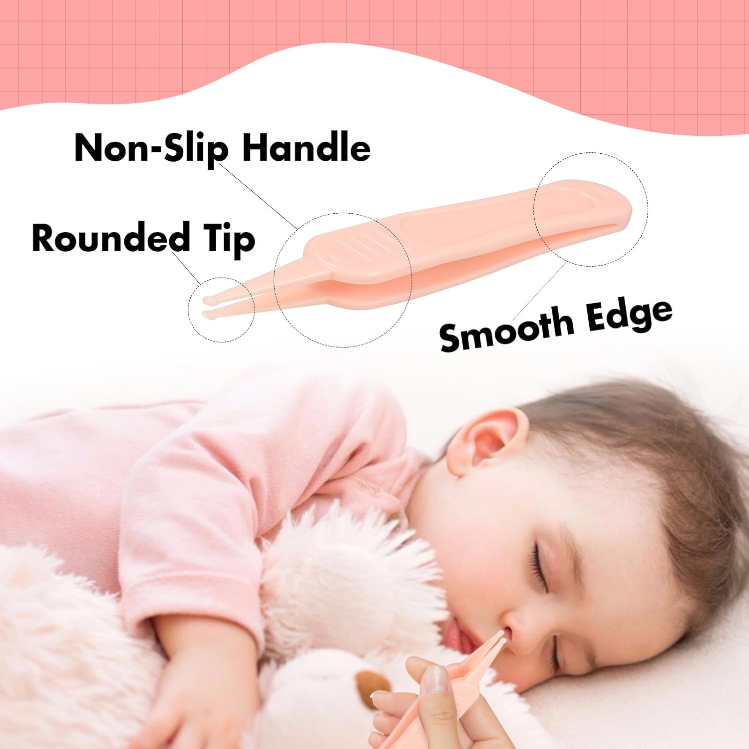 Baby Nail Kits, 4-in-1 Newborn Nail Clippers with Cute Monkey Shape Case. Baby Nail Clipper, Scissor, Nail File & Tweezer for Unisex Newborn Infant Toddler Kids - Image 5