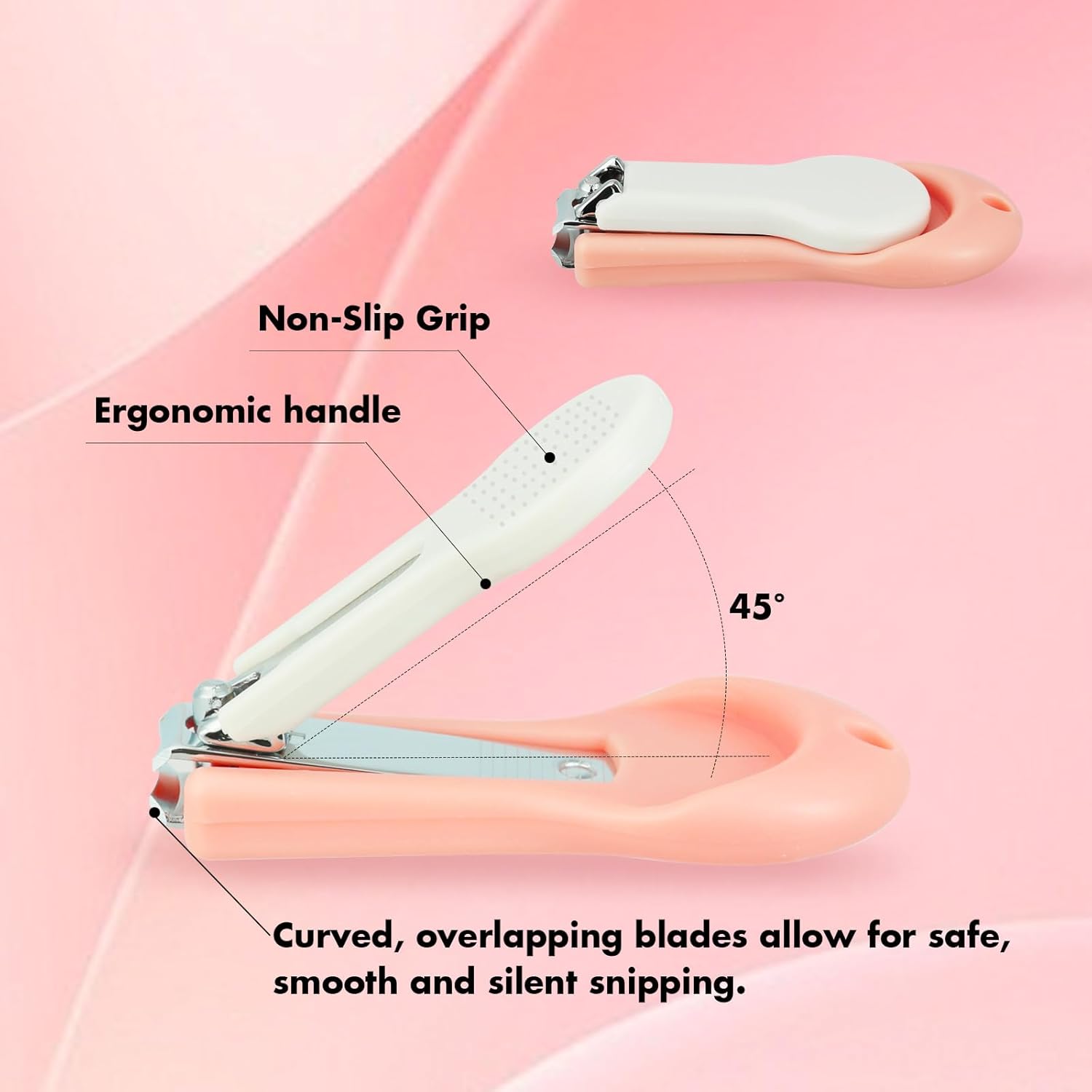 Baby Nail Kits, 4-in-1 Newborn Nail Clippers with Cute Monkey Shape Case. Baby Nail Clipper, Scissor, Nail File & Tweezer for Unisex Newborn Infant Toddler Kids - Image 3