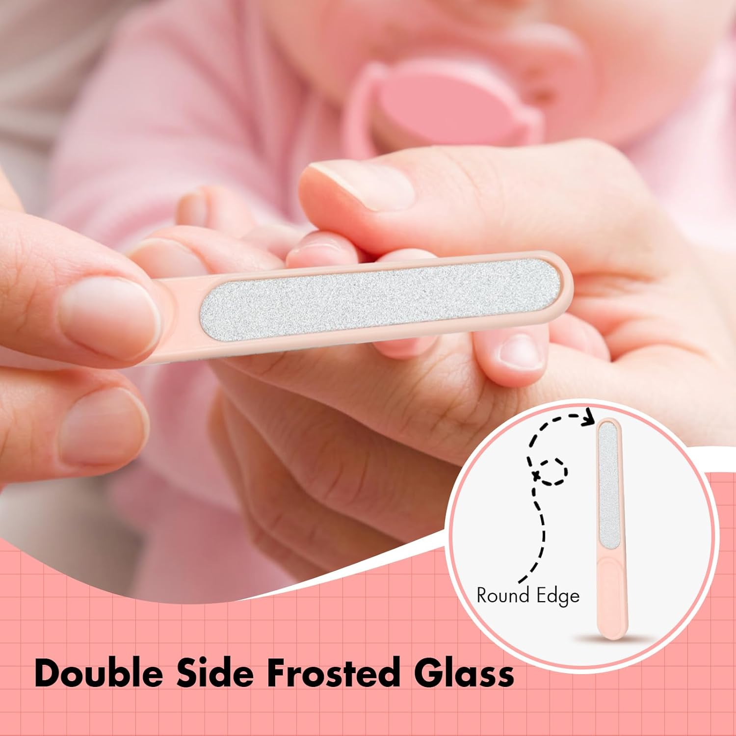 Baby Nail Kits, 4-in-1 Newborn Nail Clippers with Cute Monkey Shape Case. Baby Nail Clipper, Scissor, Nail File & Tweezer for Unisex Newborn Infant Toddler Kids - Image 4