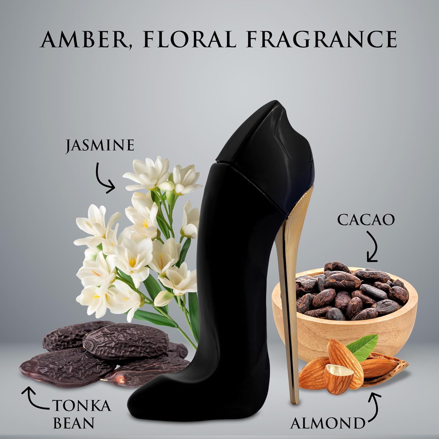 Bad Girl Eau De Parfum for Women - Top Notes of Bergamot & Lemon Blend with Almond & Coffee - Middle Notes of Vanilla, Cinnamon & Cacao - Perfume Suitable For Day & Night - Elegant 100ml Bottle - Image 2