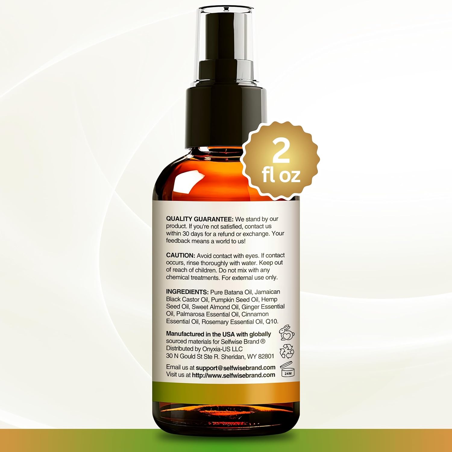 Batana Oil for Hair Growth - 100% Pure, Organic, Cold-Pressed, Unrefined from Honduras by Dr. Sebi - Natural, Vegan for Strong Roots and Thick Hair - Wild Growth for Hair, 2oz - Image 8