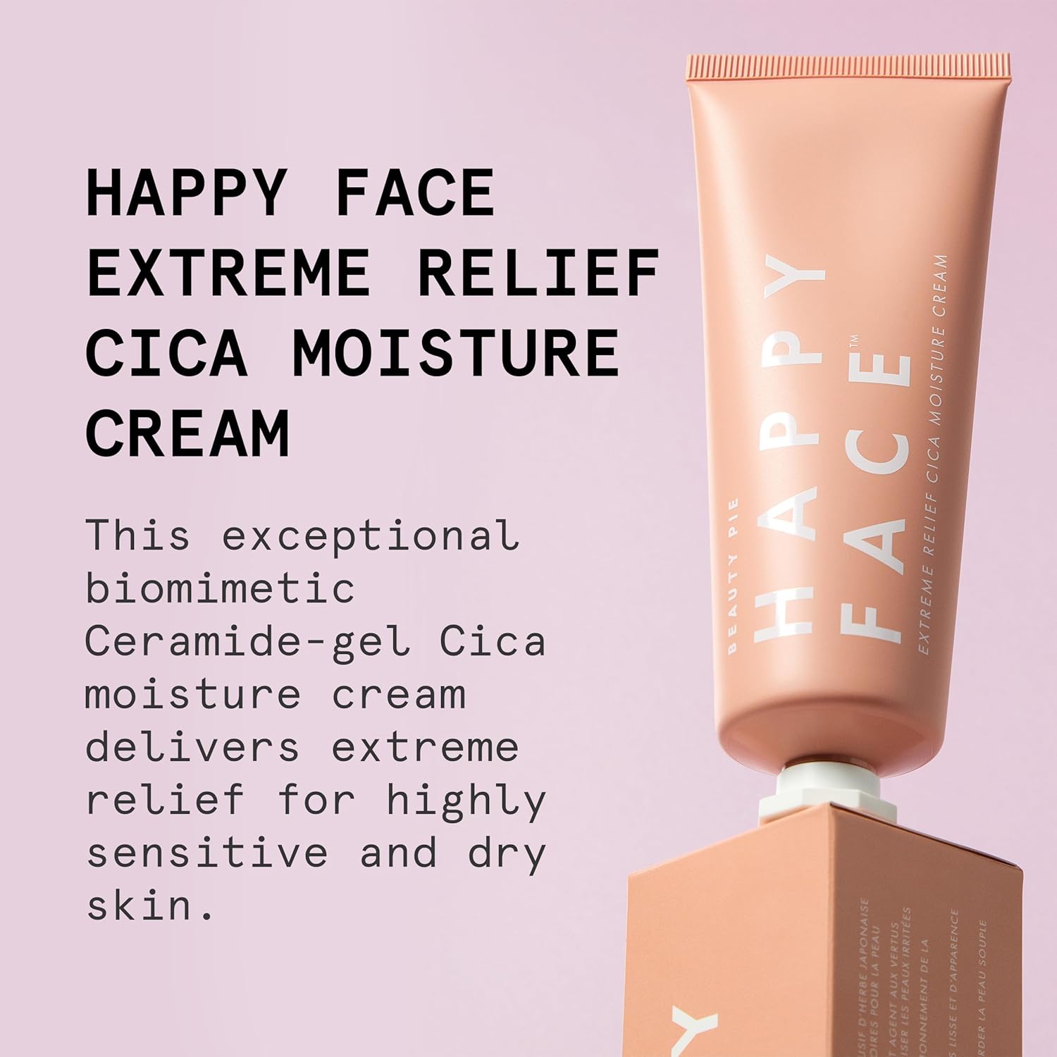 Beauty Pie Happy Face Extreme Relief Cica Moisture Cream For Sensitive Skin & Soothing, Calming Hydration - Image 2