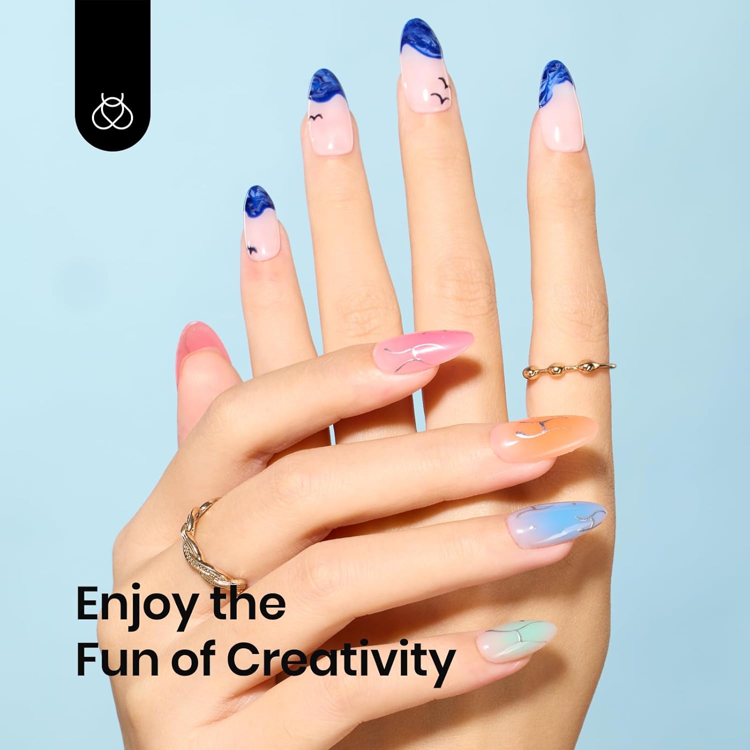 Beetles Blooming Gel Nail Polish, 20ml Hema-Free Clear UV LED Blossom Gel Polish for Spreading Effect Marble Natural Stone Watercolor Floral Soak off Uv DIY Manicure Large Capacity - Image 6