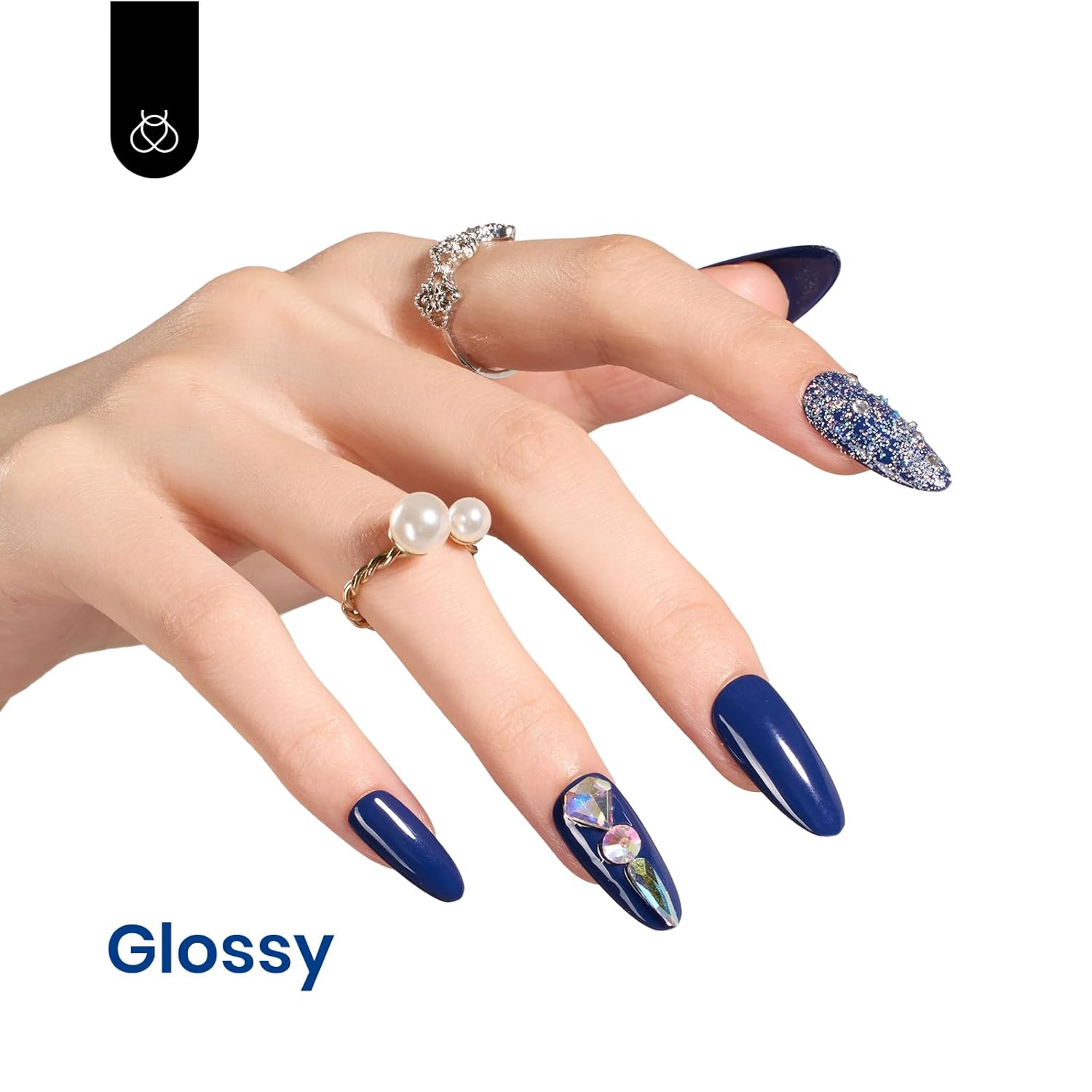 Beetles Gel Nail Polish 15 ml Midnight Navy Blue Solid Dark Blue Deep Color Soak Off LED UV Lamp DIY Decoration Manicure Art Design Salon at Home Gel Nail Gifts for Her - Image 5