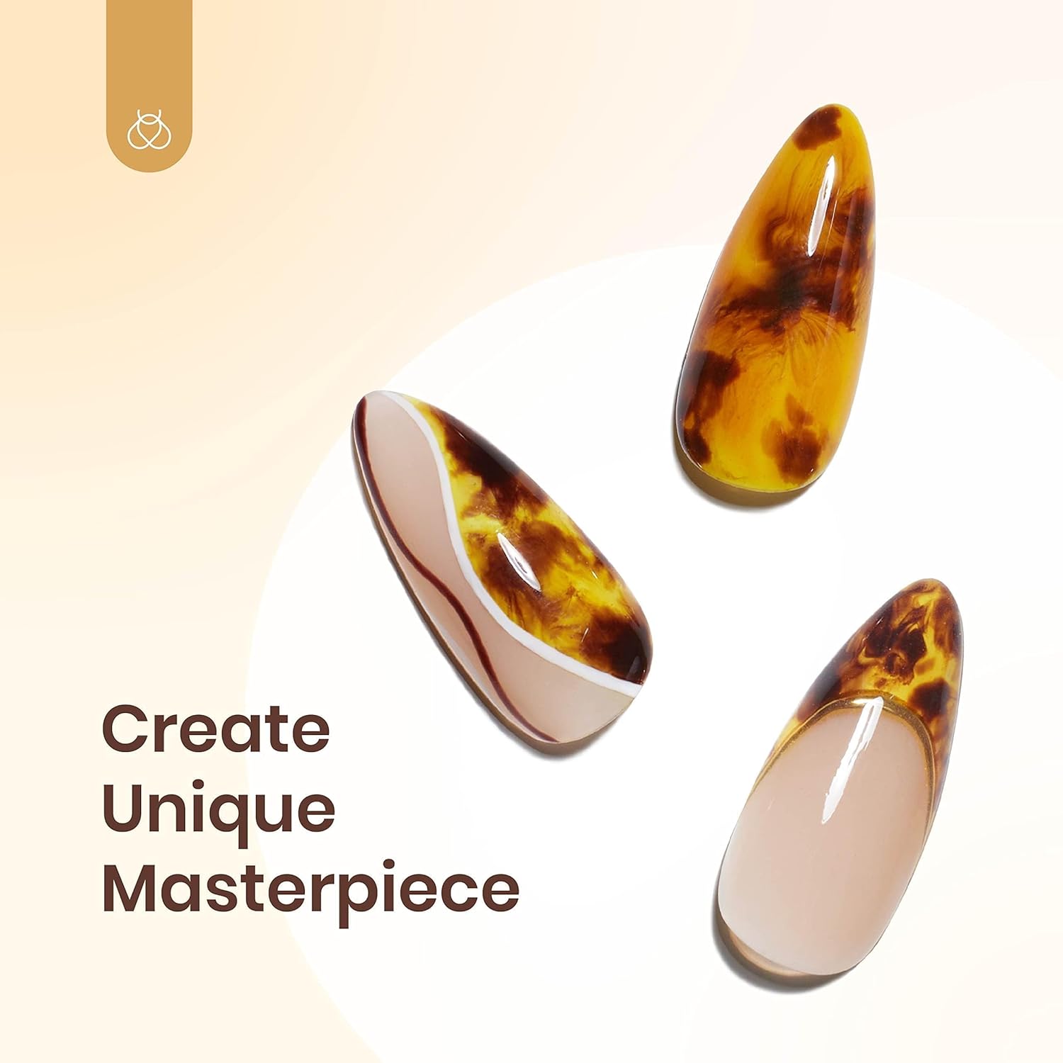 Beetles Gel Nail Polish with Blooming Gel Amber Attraction 5 Colors Gel Polish White Wine Gel Polish Set 1pcs Clear Blooming Gel Polish Soak Off Uv Gel Polish Set for Women - Image 6