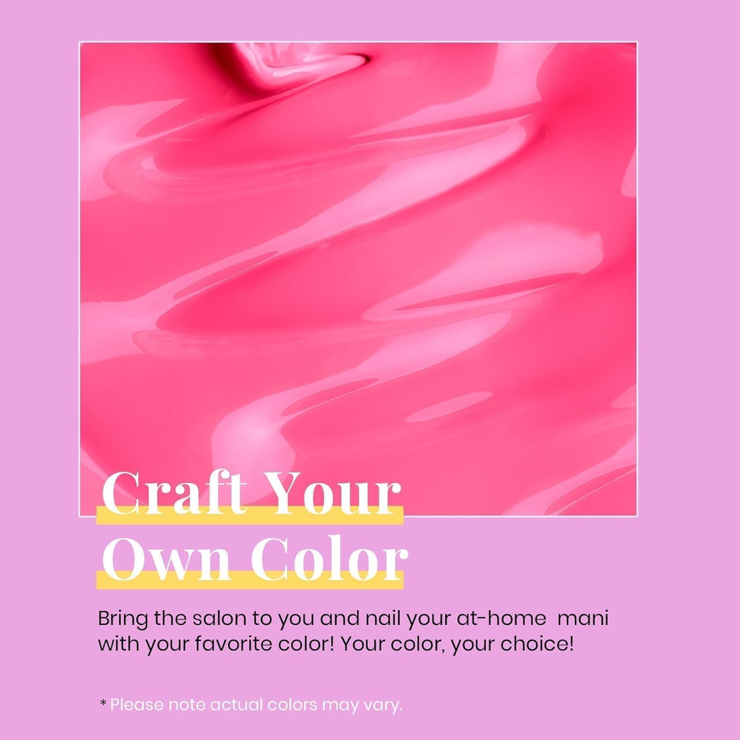 Beetles Hot Pink Gel Nail Polish 1Pcs 15ml Neon Pink Gel Nail Polish Bright Color Soak Off Uv LED Nail Lamp for Women DIY Manicure Gifts for Mom - Image 3