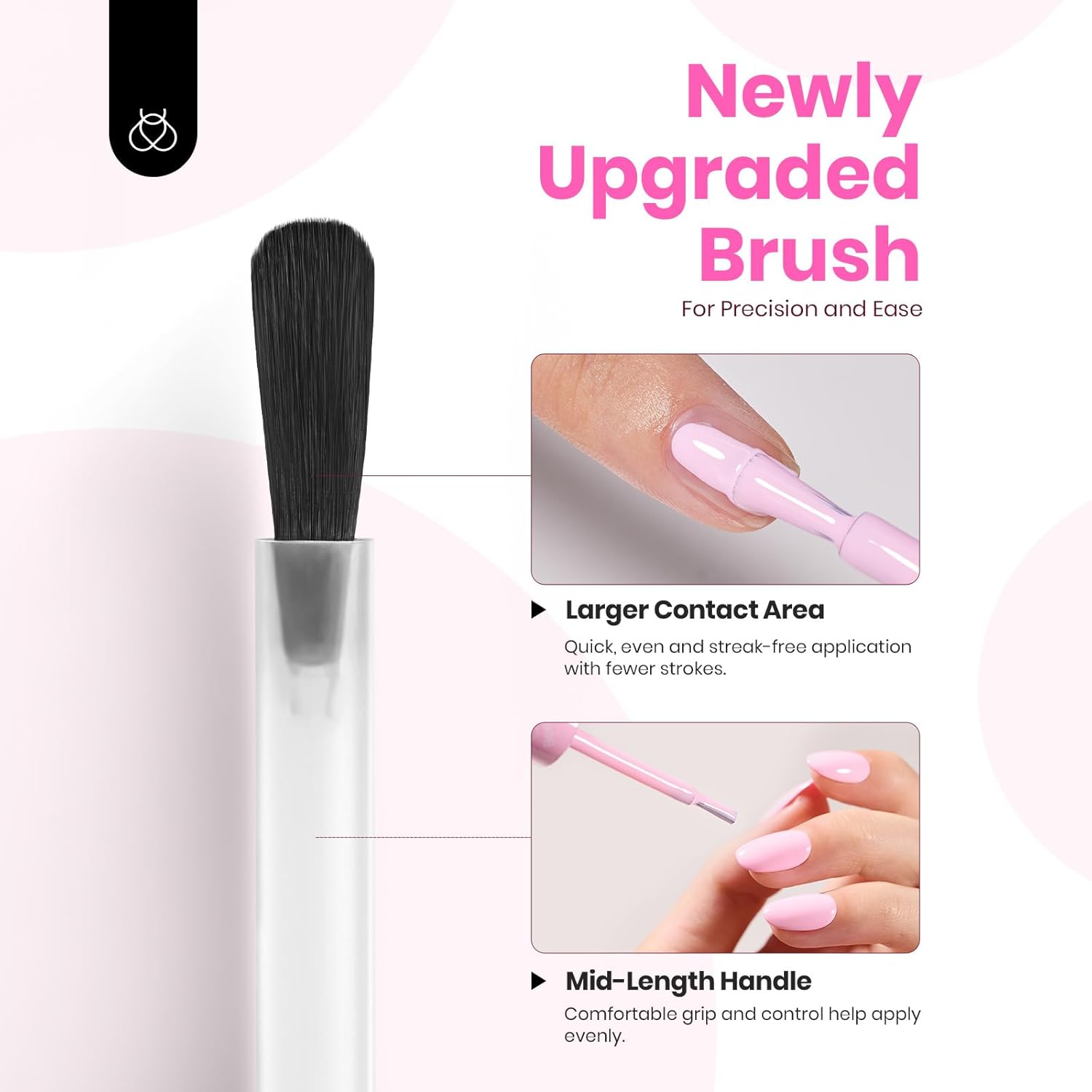 Beetles Pink Gel Nail Polish 15ml, Baby Pink Soak Off UV LED Gel Polish High Gloss for Manicure Art for Salon DIY Colorful Bottle Rosy Glow - Image 6