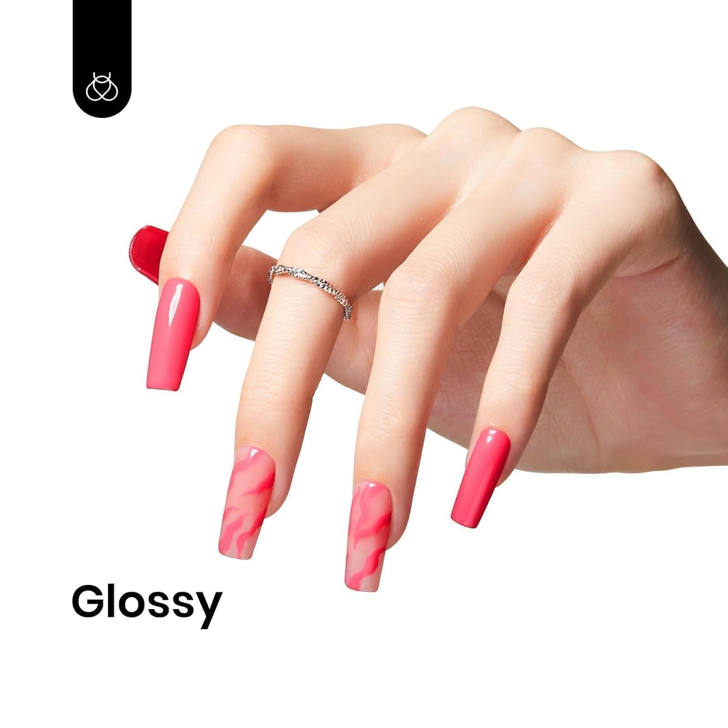 beetles Pink Gel Nail Polish,15 ml Strawberry Solid Bright Color Soak Off LED UV Lamp DIY Decoration Manicure Art Design Salon at Home Strawberry Cocktail Collection Gel Polish for Women - Image 3