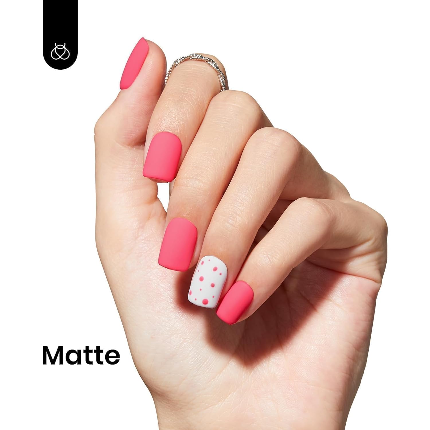 beetles Pink Gel Nail Polish,15 ml Strawberry Solid Bright Color Soak Off LED UV Lamp DIY Decoration Manicure Art Design Salon at Home Strawberry Cocktail Collection Gel Polish for Women - Image 4