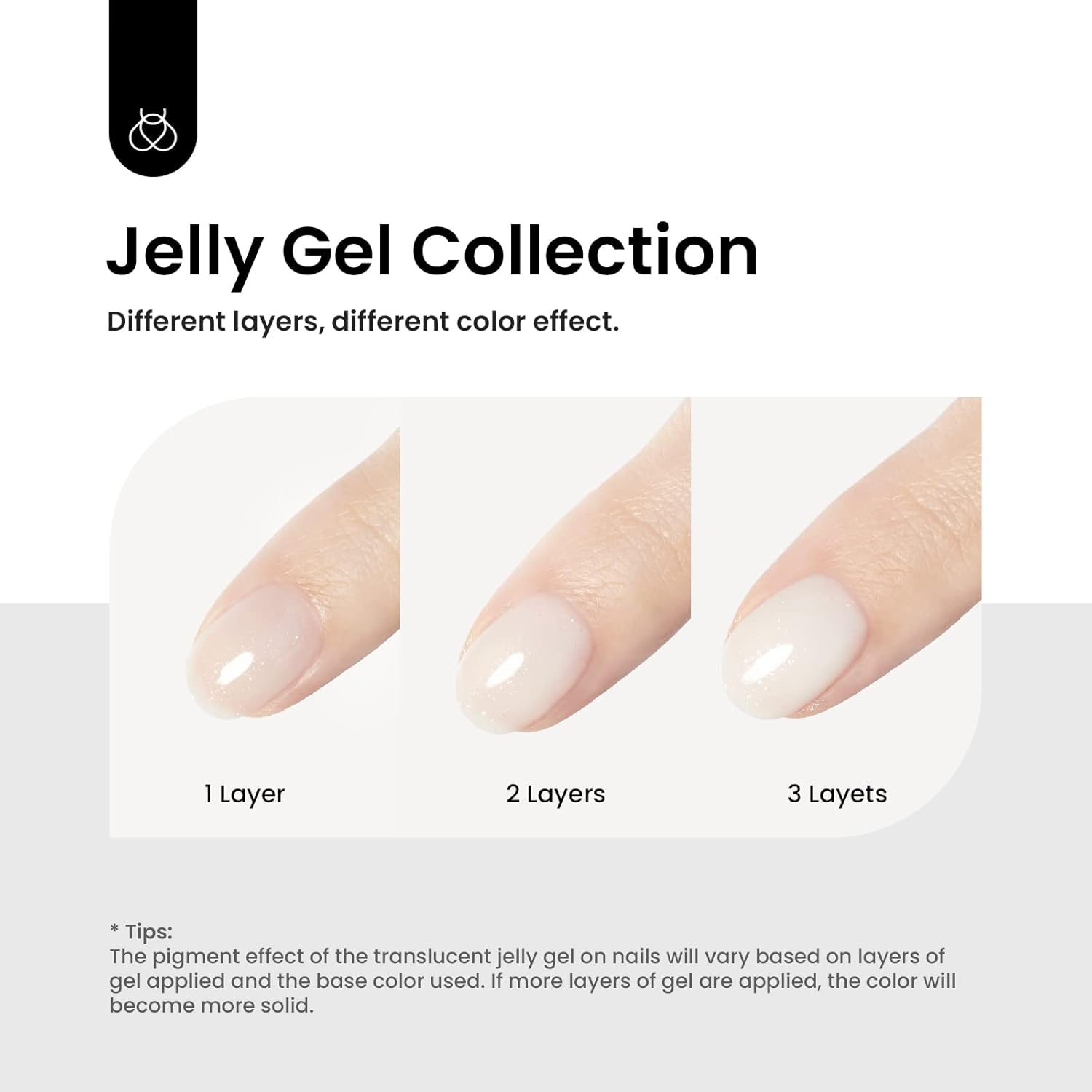Beetles White Gel Nail Polish-15 ml Shimmer Glitter Milky White Gel Nail Polish Soak Off UV/LED Lamp Nail Art Manicure Salon DIY for French Nail Home Gift for Women Girls - Image 3