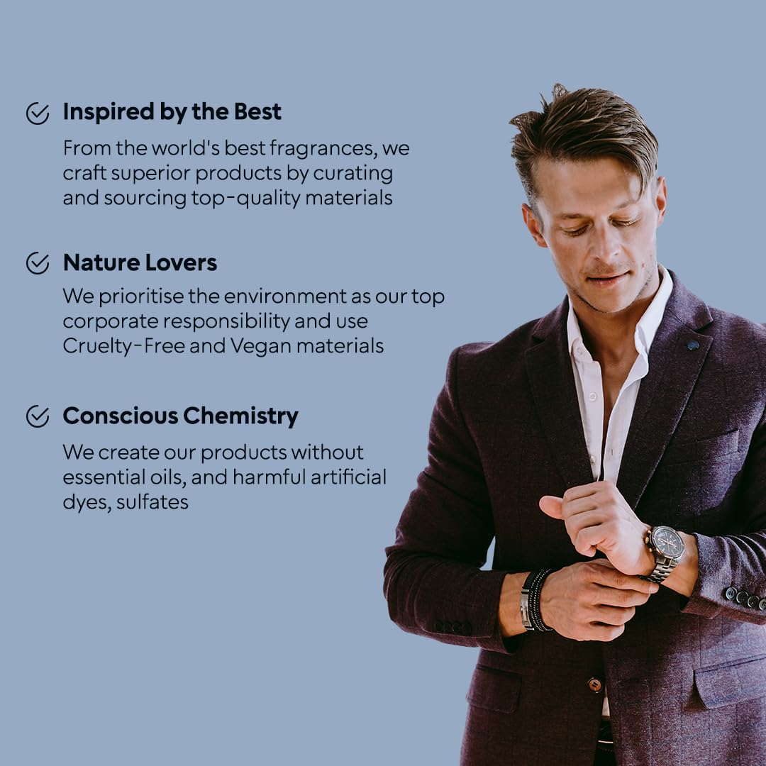 BellaVita Luxury CEO Man INTENSE Eau De Perfume for Men (3.4 fl.oz) | Long-Lasting Mens Cologne with Bergamot, Lavender, Orchid & Musk | Bold & Woody Gift Perfume Cologne for Men | Vegan CEO Fragrance - Image 6