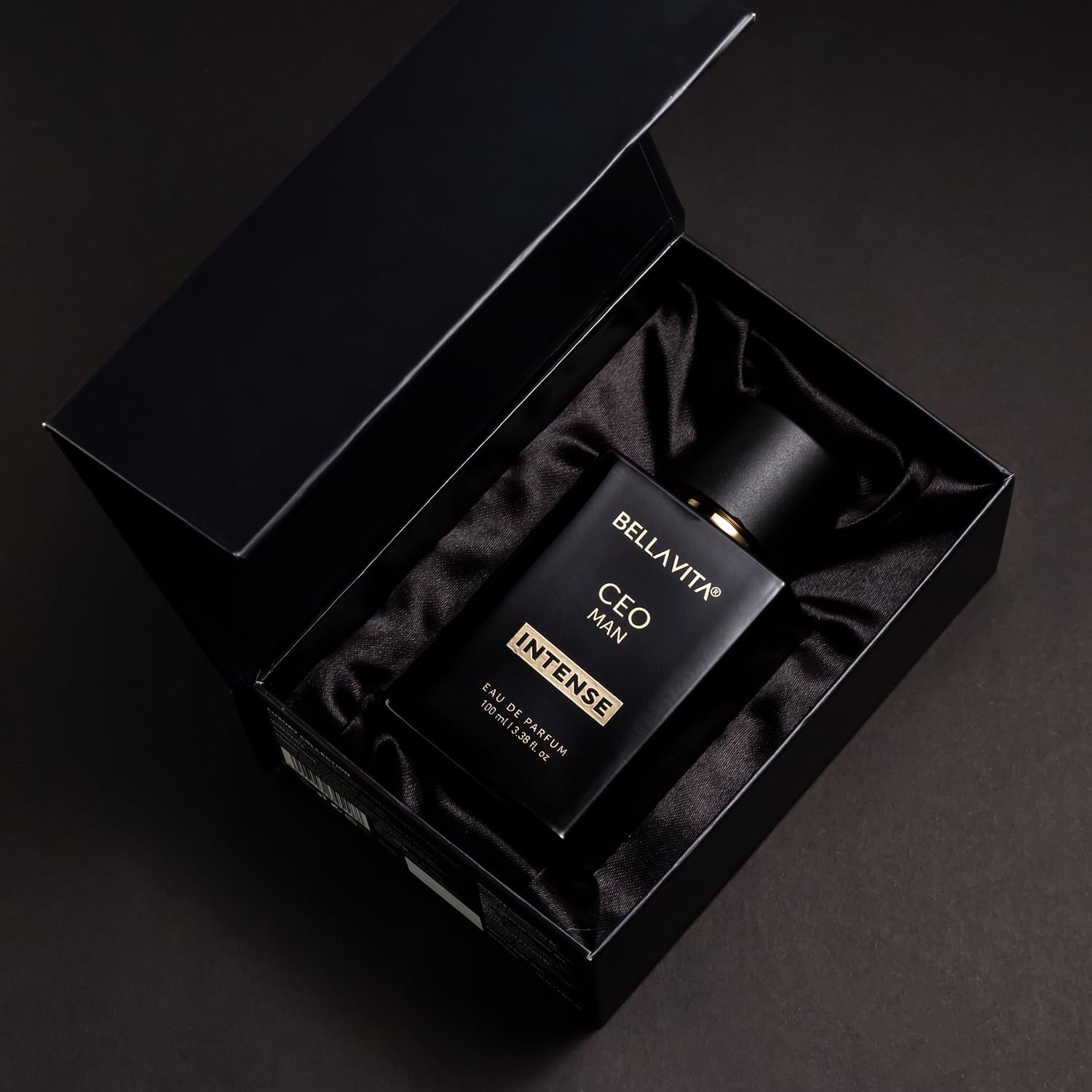 BellaVita Luxury CEO Man INTENSE Eau De Perfume for Men (3.4 fl.oz) | Long-Lasting Mens Cologne with Bergamot, Lavender, Orchid & Musk | Bold & Woody Gift Perfume Cologne for Men | Vegan CEO Fragrance - Image 8