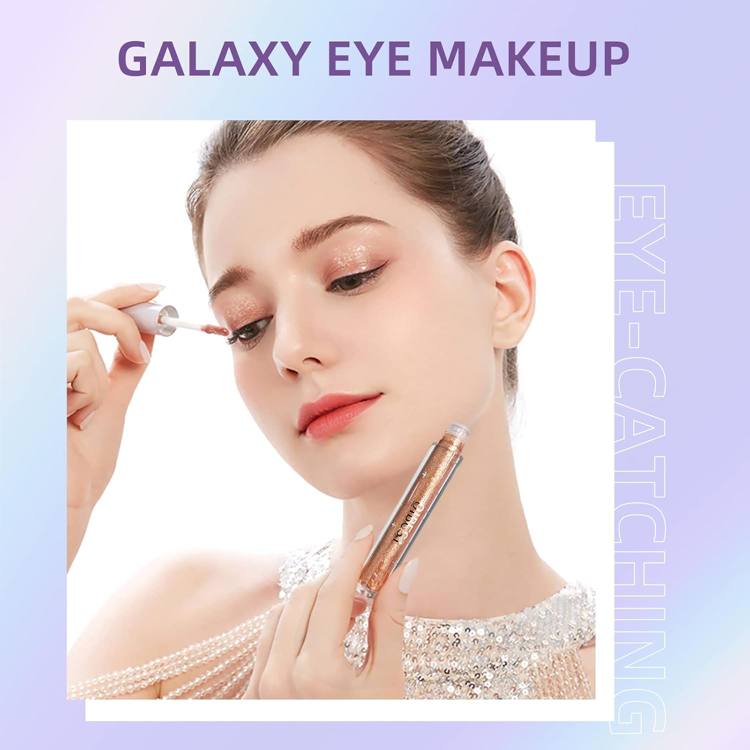 BestLand 12 Colors Liquid Glitter Eyeshadow Set, Multi-dimensional Metallic Glitter Shimmer Smokey Eye Looks Waterproof Long Lasting Quick-Drying Sparkling Eye Shadow Makeup Kits (Color A) - Image 6