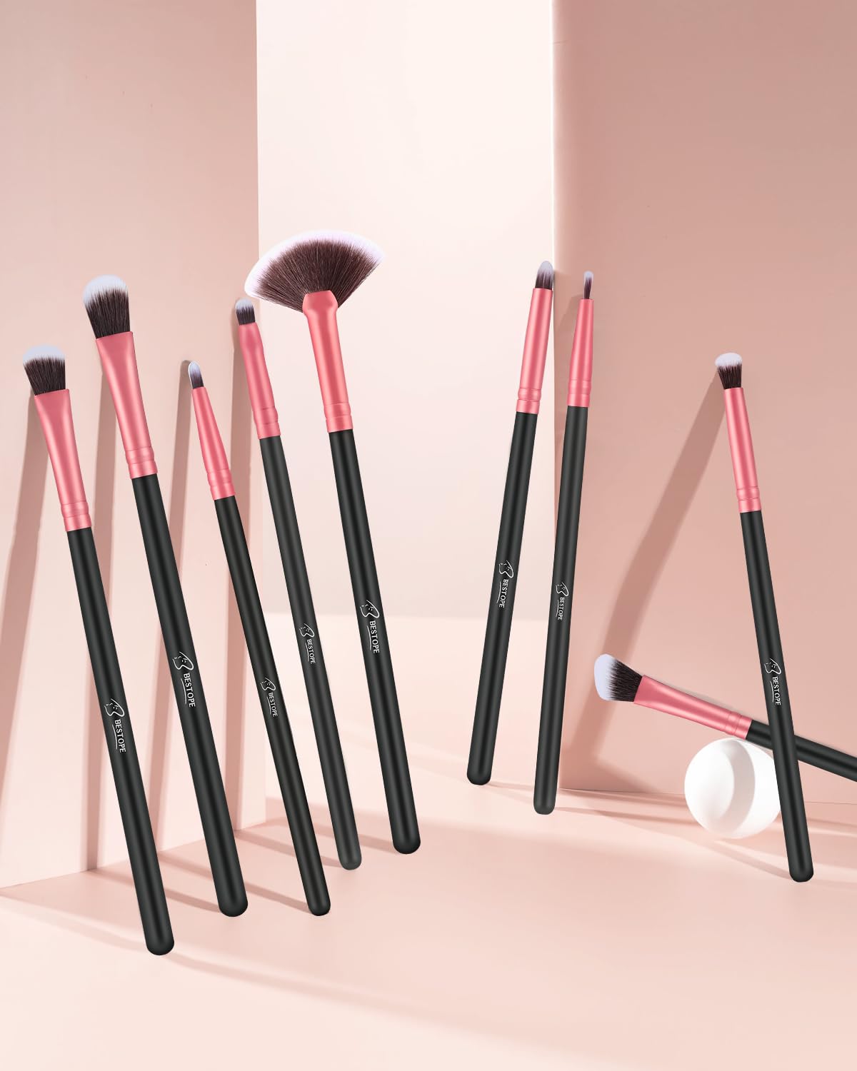 BESTOPE PRO Makeup Brushes 16 Pcs Makeup Brush Set, Blending Brush for Foundation, Premium Synthetic Powder Concealers Makeup Brushes for Eyes and Face, Eye Shadows Brushes, Eyeliner Make Up Brushes - Image 7