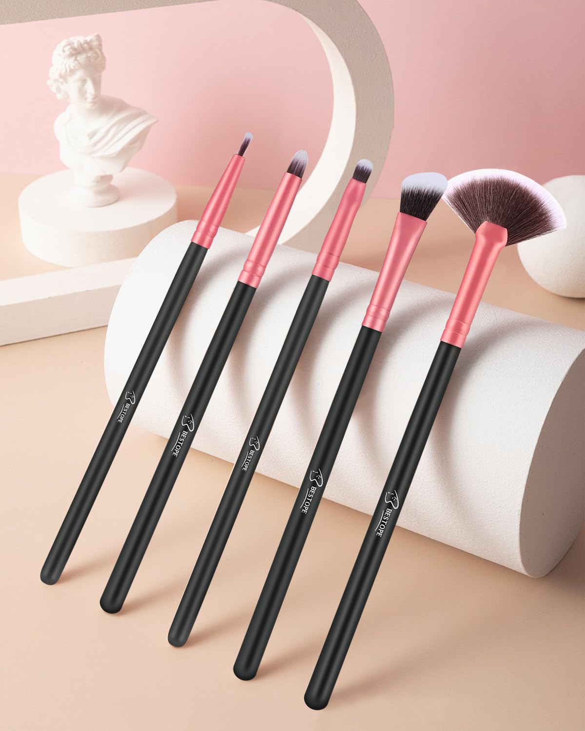 BESTOPE PRO Makeup Brushes 16 Pcs Makeup Brush Set, Blending Brush for Foundation, Premium Synthetic Powder Concealers Makeup Brushes for Eyes and Face, Eye Shadows Brushes, Eyeliner Make Up Brushes - Image 8