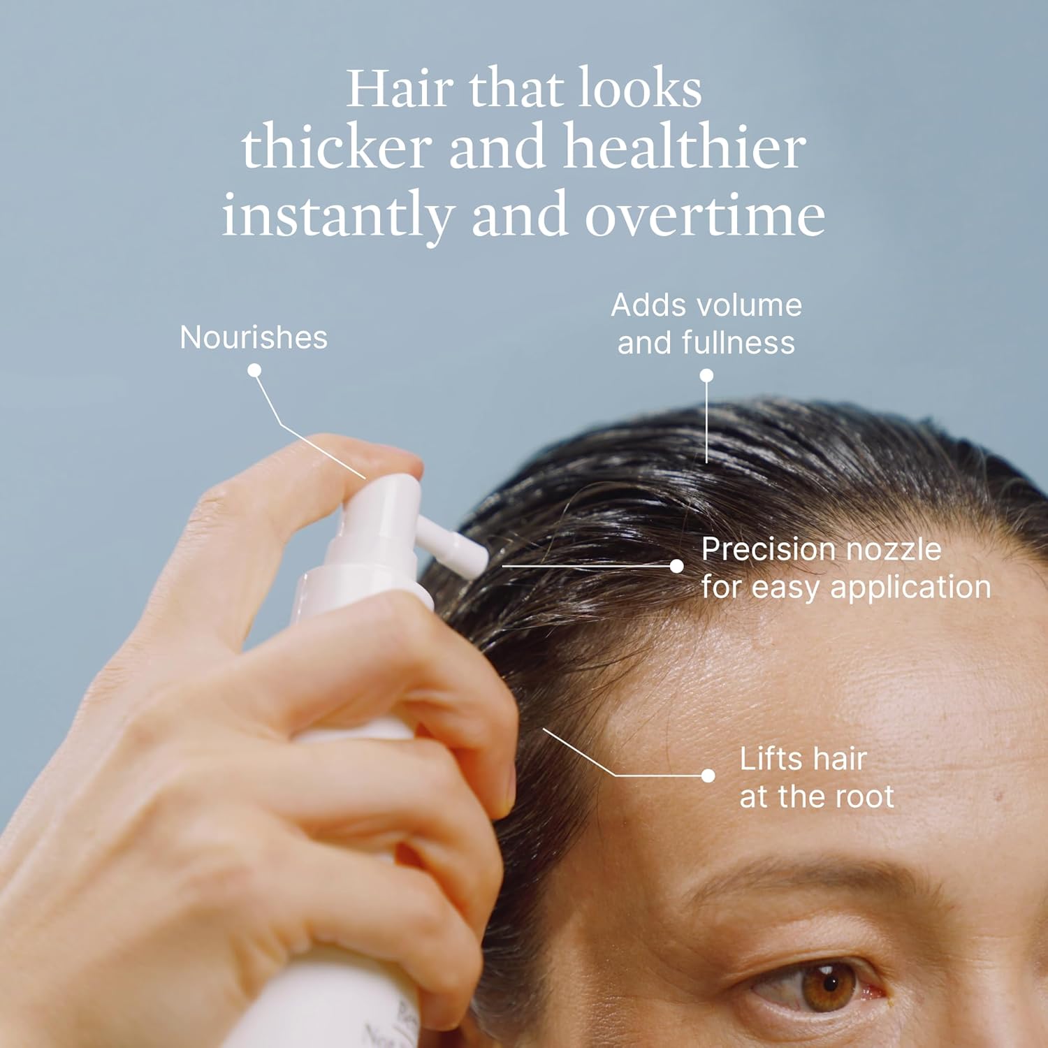 Better Not Younger - Lift Me Up Hair Thickener Spray 6fl.oz. for Women Over 40, Helps in Volumizing, Nourishing Scalp, Adds Texture for Visibible Fuller Hair - Non-Sticky - Image 4