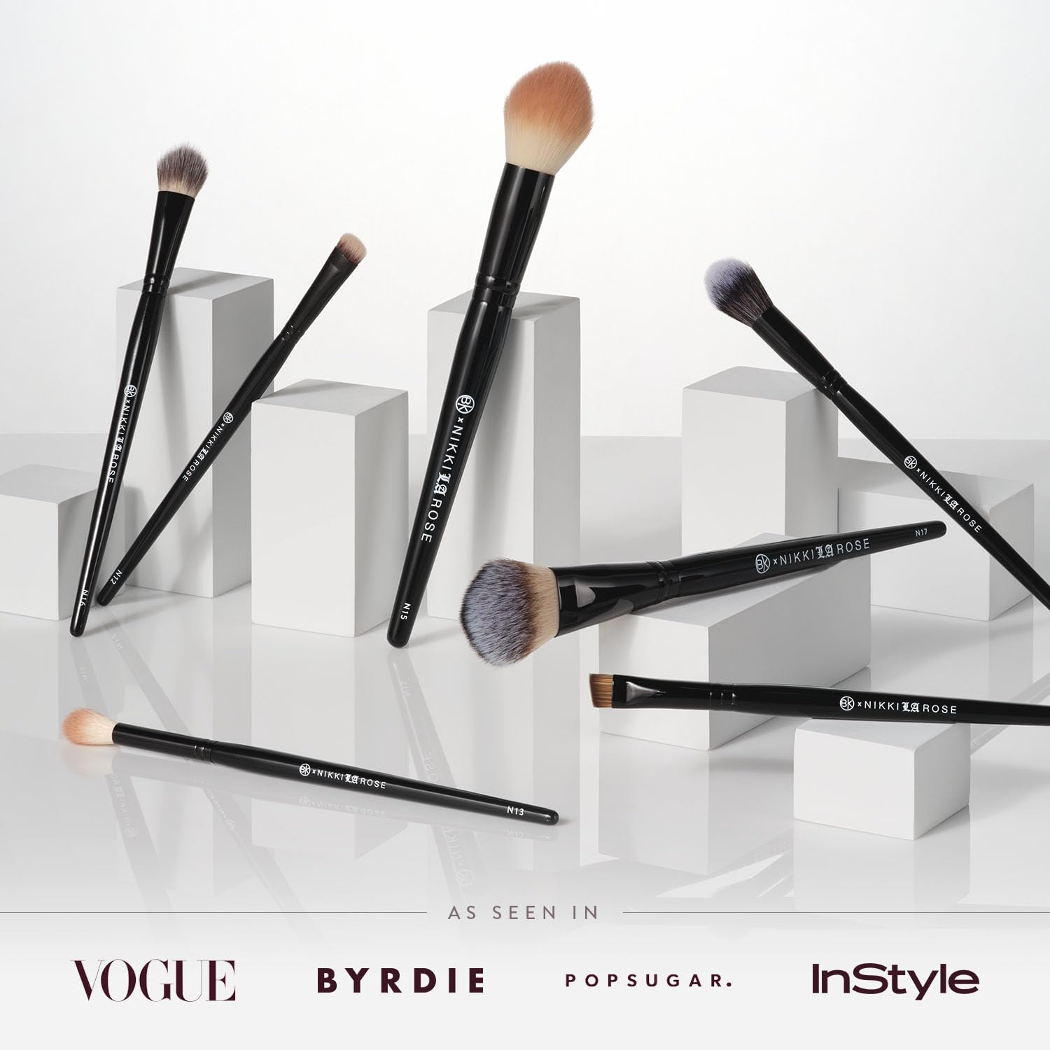 BK BEAUTY - Nikki La Rose Pro Artist Makeup Brush Set (7PC) - Image 2