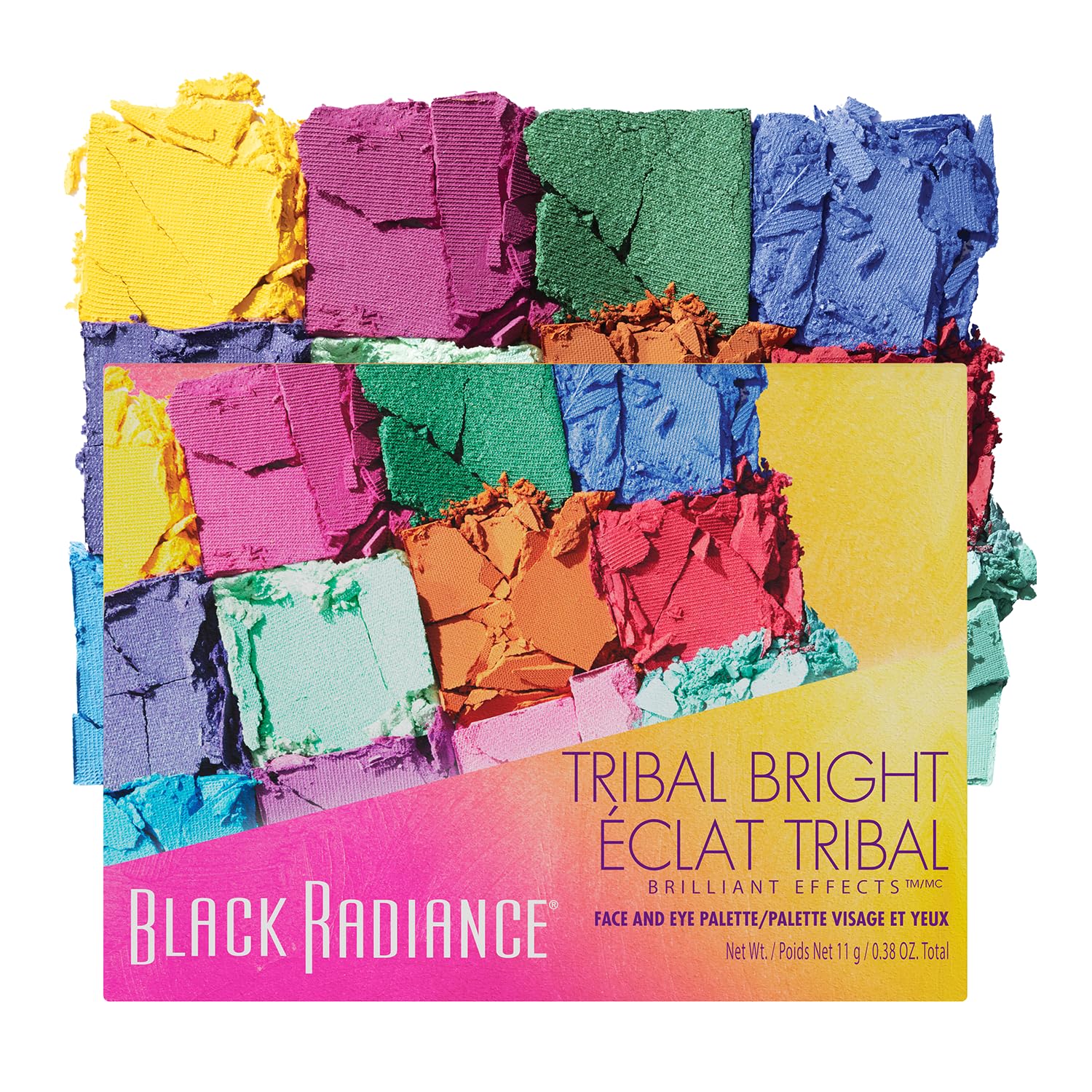 Black Radiance Brilliant Effects Eye Shadow Palette Tribal Bright