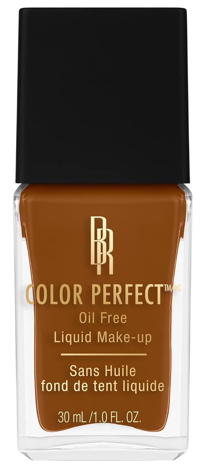 Black Radiance Color Perfect Liquid Full Coverage Foundation Makeup, Deep Amber, 1 Ounce - Image 2