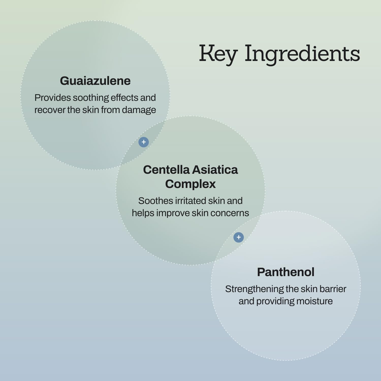 Blue Centella Calming Cream - Hydrating Korean Face Moisturizer - Rapid Soothing Moisturizer Face Cream for All Types - Strengthening Skin Barrier for Glowing Skin - Non-Clogging Pore 3.38 fl oz. - Image 4