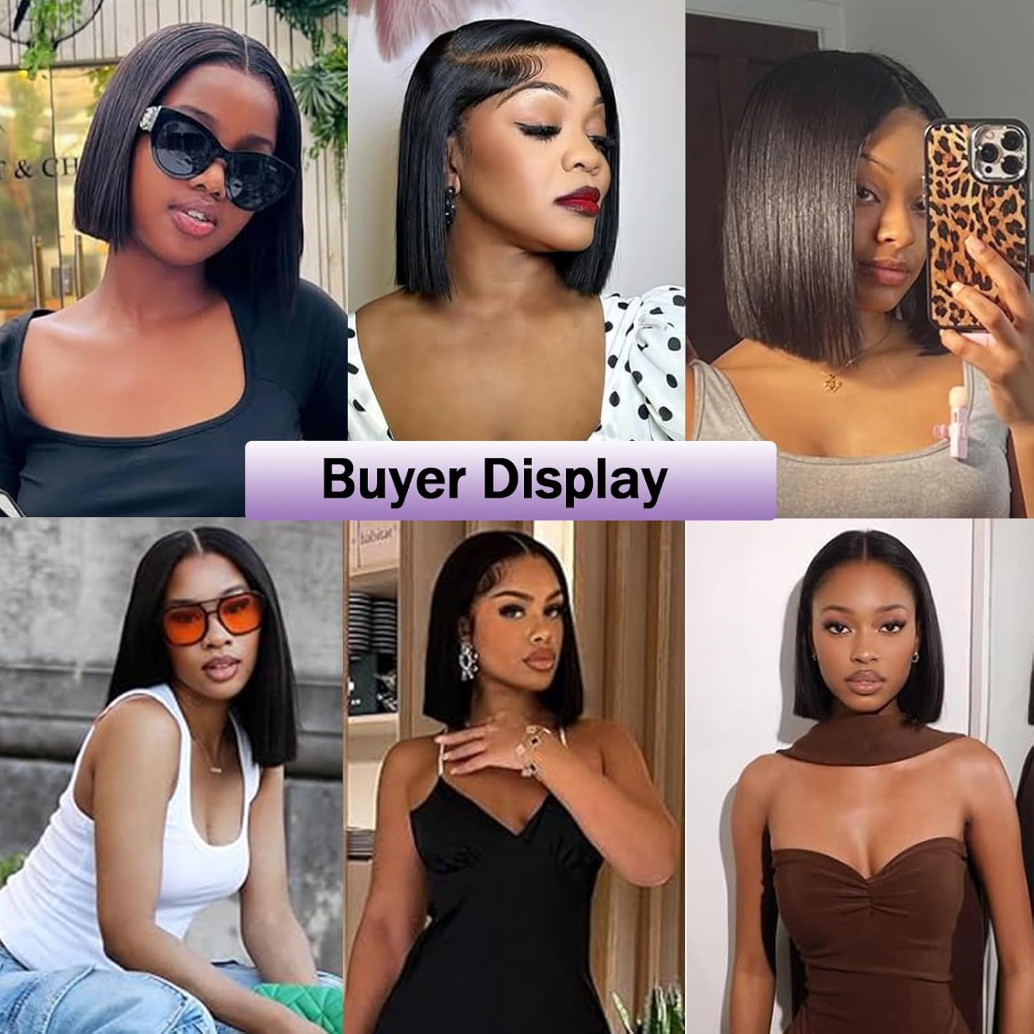 Bob Wig Human Hair 13x6 Frontal Lace Wig 200% Density Short Straight HD Lace Front Bob Wigs for Women Human Hair Glueless Pre Plucked Hairline with Baby Hair 12 Inch - Image 5