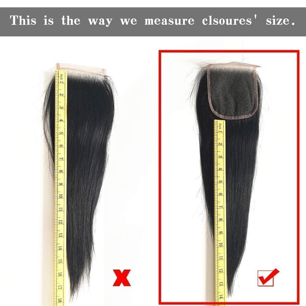 Body Wave Frontal 13 x 4 HD Transparent Lace Frontals With Bangs Baby Hair 100% Remy Human Hair 150% Density Natural Color (13 x 4 Lace Frontal, 12 Inch) - Image 3
