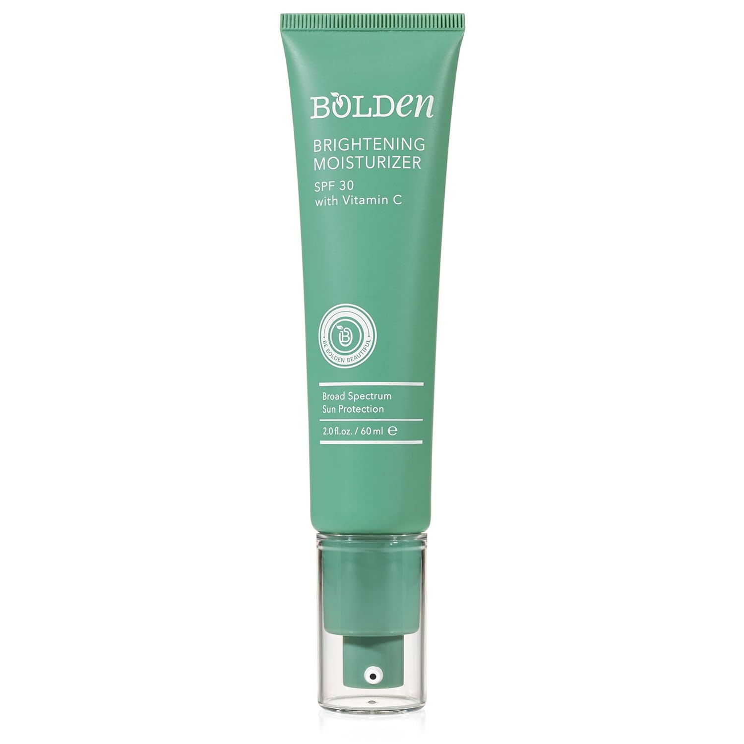 BOLDEN SPF 30 Brightening Face Moisturizer with Vitamin C | Broad Spectrum UVA/UVB Sunscreen | Applies Clear without Chalky Residue 2 Fl Oz