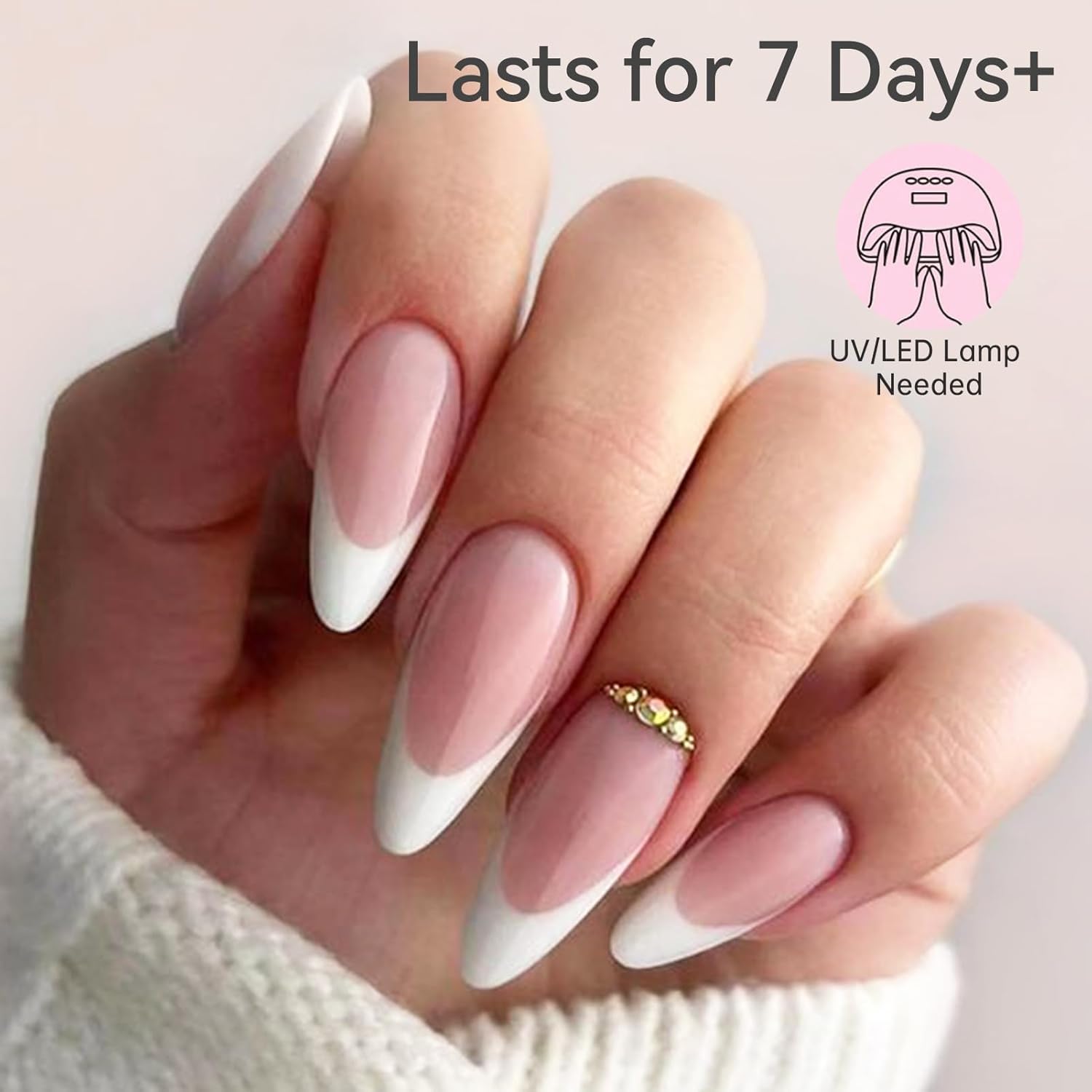 Born Pretty Peel Off Base Gel, Peelable Base Gel Coat for Gel Polish, Peelable Clear Foundation for Use with U V LED Nail Lamp, Nail Practice U V Nail Lamp Required Perfect for Beginners 15ML - Image 7