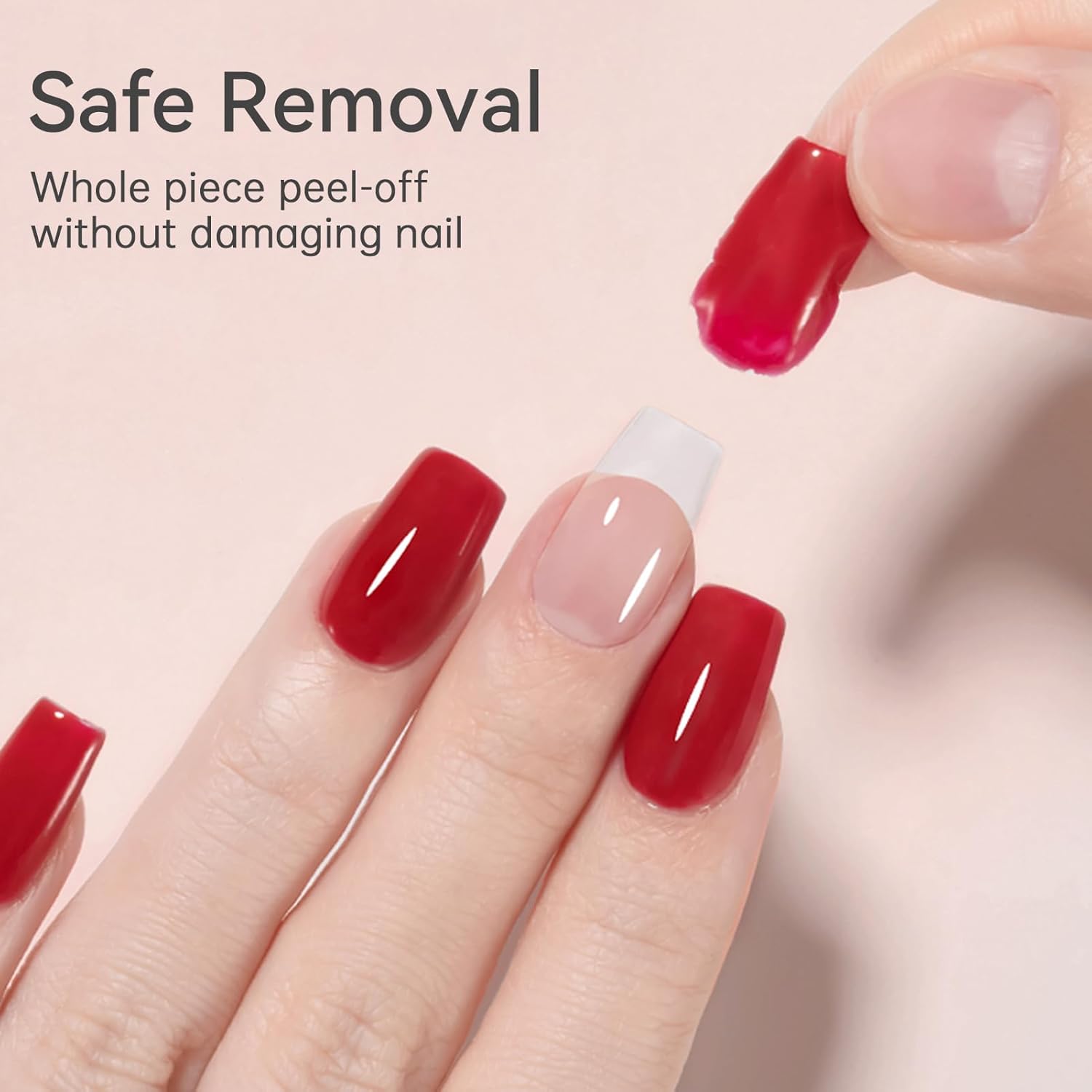 Born Pretty Peel Off Base Gel, Peelable Base Gel Coat for Gel Polish, Peelable Clear Foundation for Use with U V LED Nail Lamp, Nail Practice U V Nail Lamp Required Perfect for Beginners 15ML - Image 3