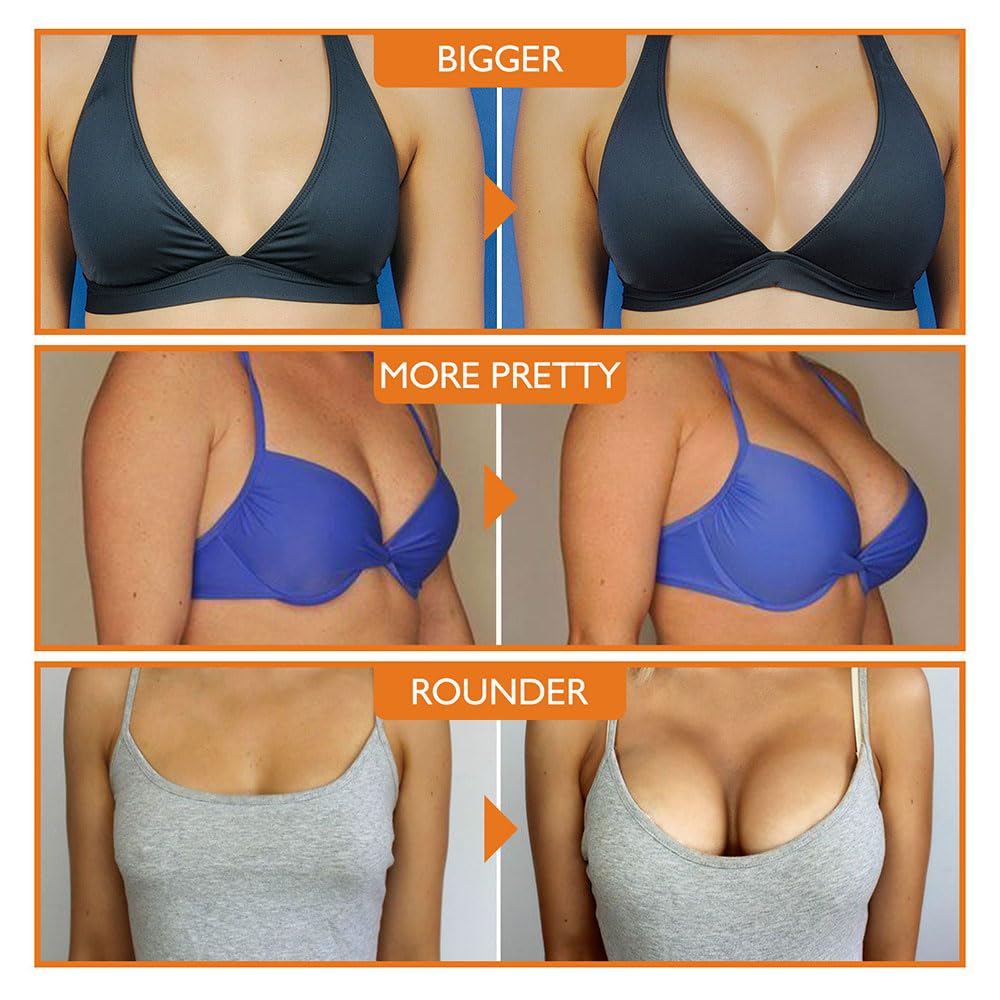 Breast Enhancement Cream, Rapid Action for Breast Growth Lifting and Firming, Gentle Formula Breast Enlargement Cream Fast Increase Size Breast Lift (2.1 Fl.oz) - Image 2