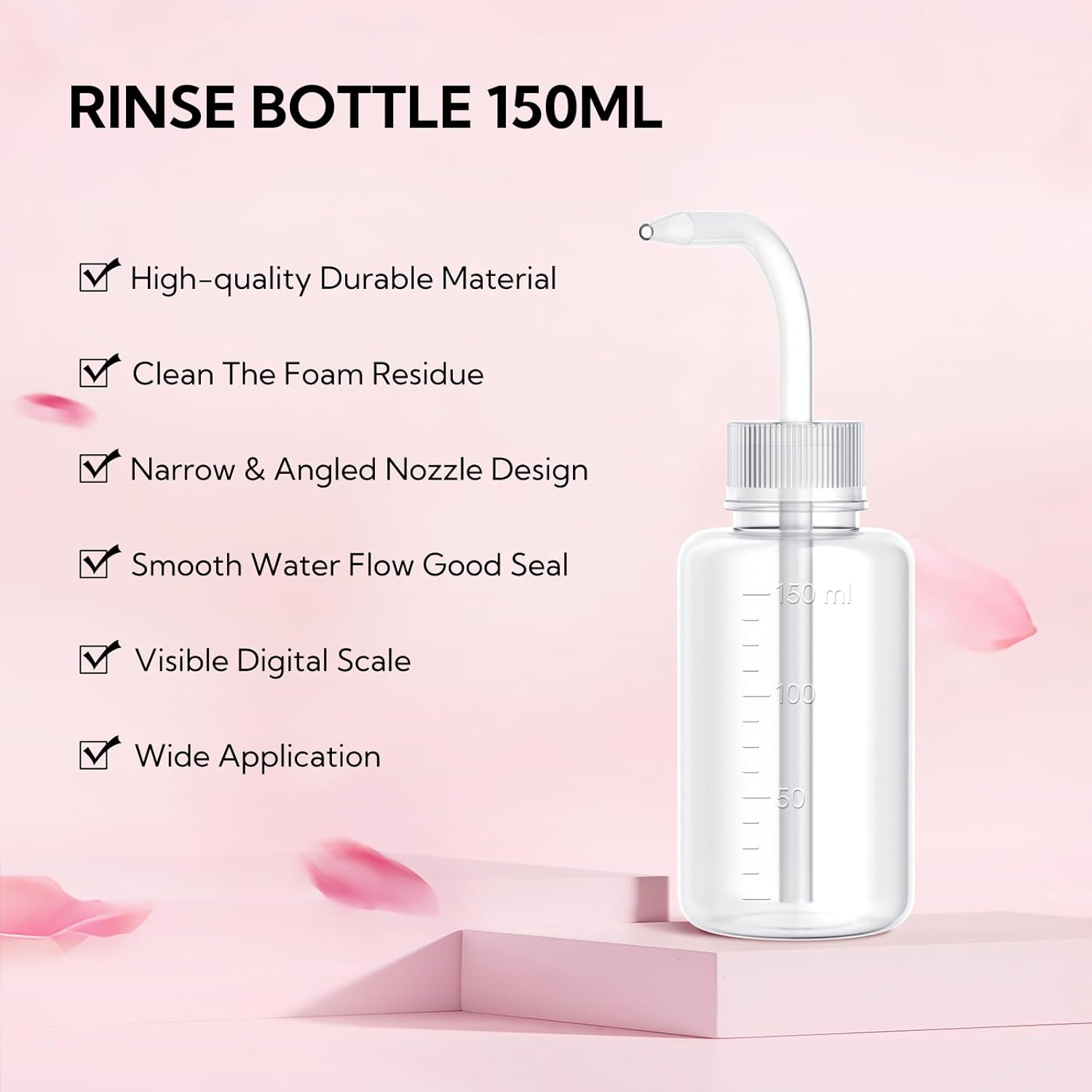 BREYLEE Shampoo for Lash Extensions, 60ml+Rinse Bottle+Brushes, Eyelash Extension Cleanser, Lash Wash Bath, Lash Cleaner for Makeup Cleansing Foams, Paraben & Sulfate Free for Salon and Home Use - Image 7