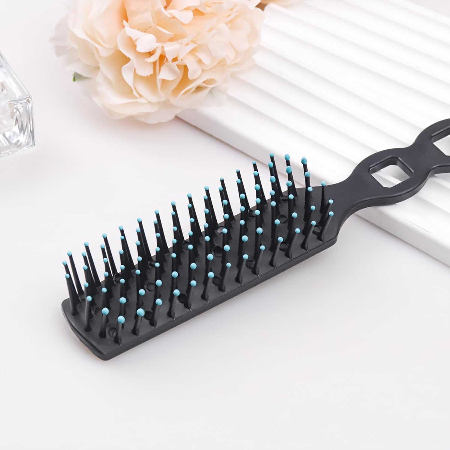 Bulk Hair Brushes for Homeless, 100 Pieces Hair Brush Bulk for Curly Wavy Hair Blow Drying Styling Detangling Suitable for Shelter, Hotel(Colorful) - Image 5