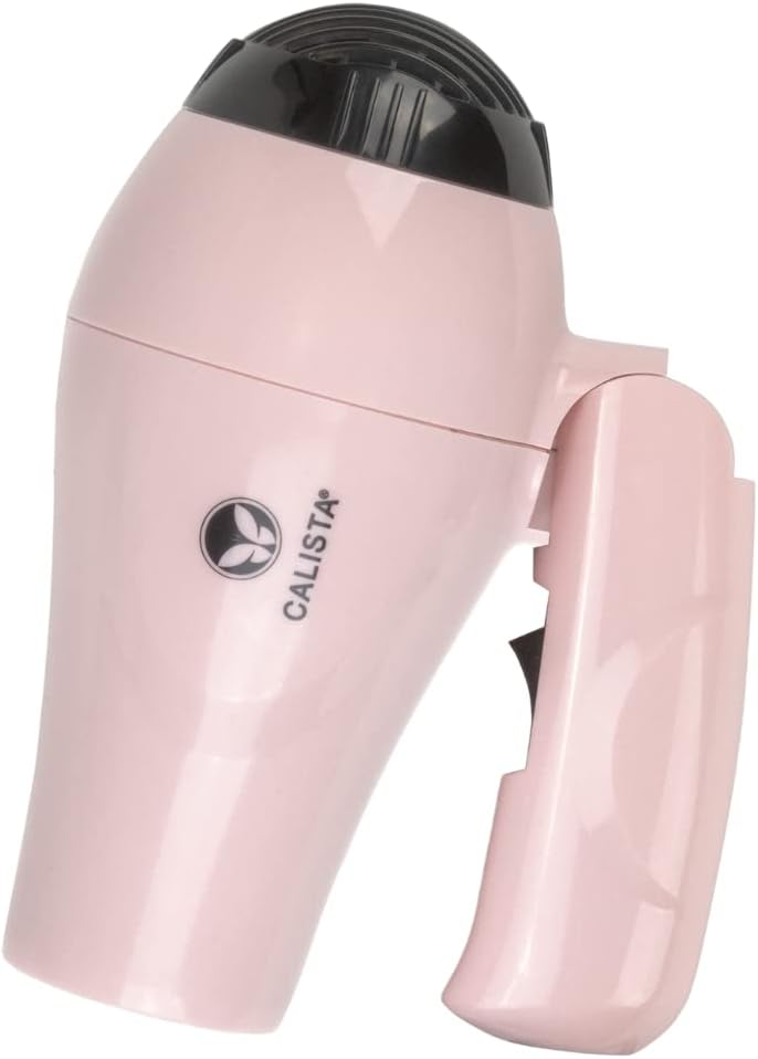 CALISTA GoGo Mini Hair Dryer | Dry and Style Hair with Mini, Foldable Blow Dryer | 1000-Watt Dryer | Includes Concentrator Attachment | Perfect Travel Tool (Blush) - Image 3